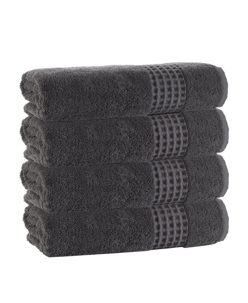 Enchante Home Enchasoft Turkish Cotton 2-pc. Bath Sheets - Anthracite