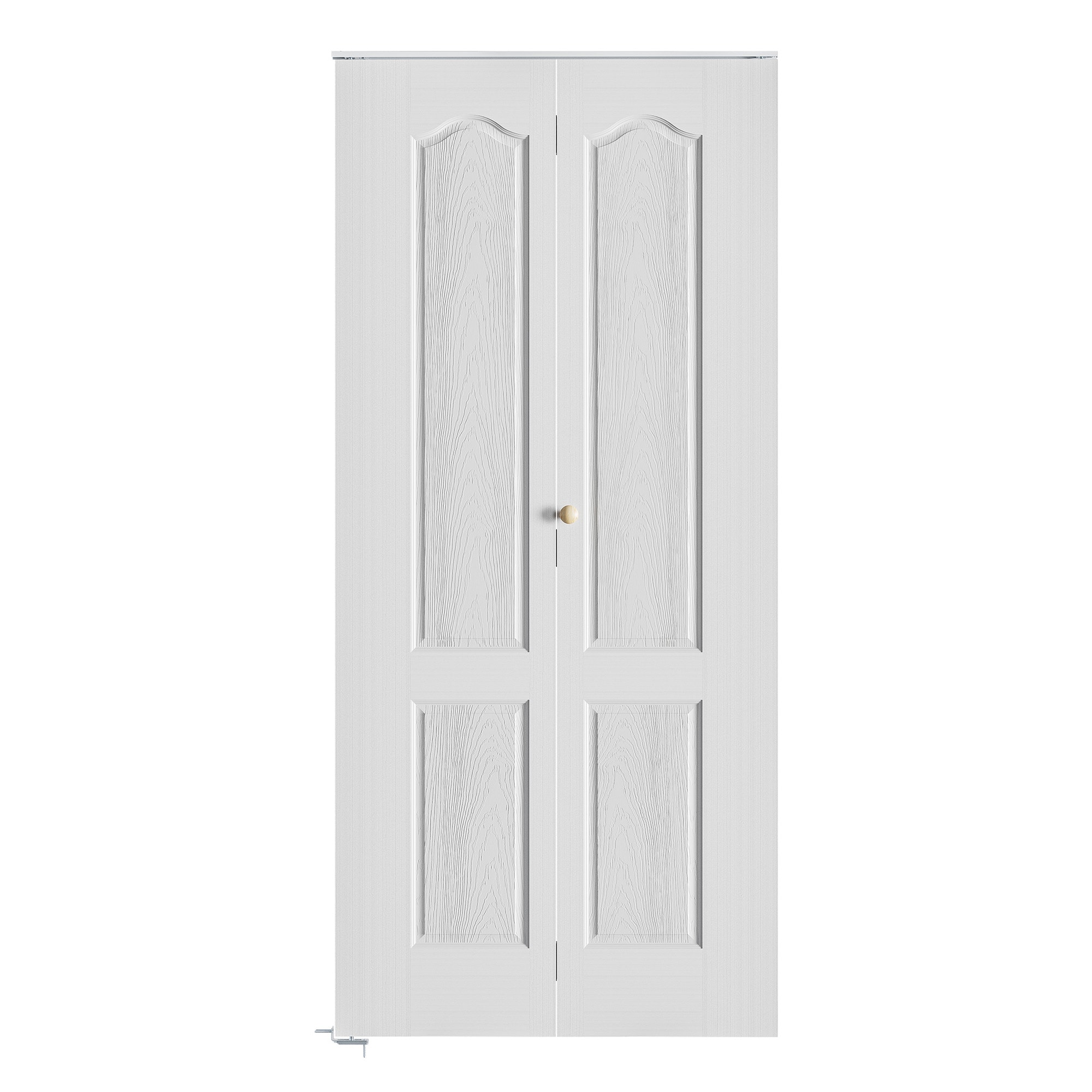 JELD-WEN 32-in x 80-in Primed 2-panel Textured Hollow core Primed