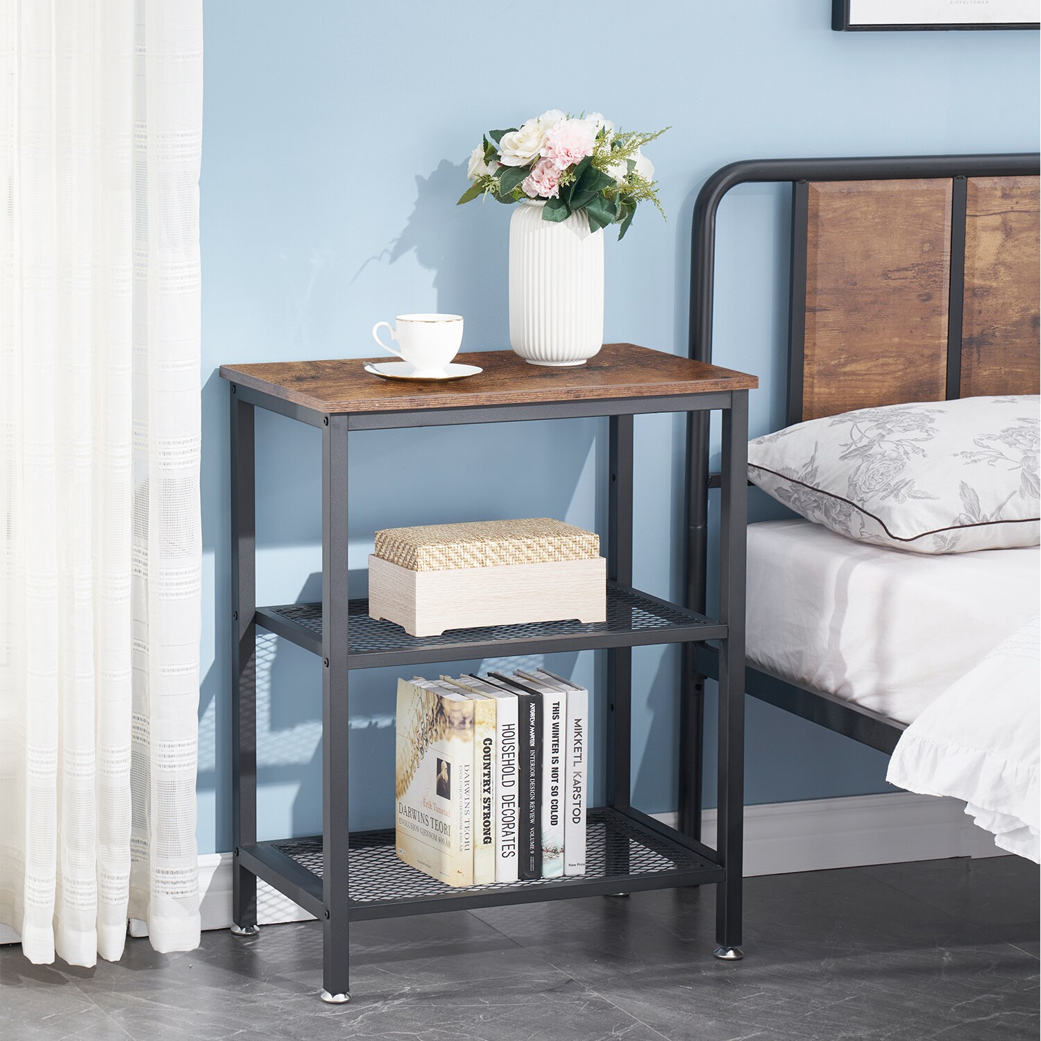 Vecelo LOE-XF-NT06-BRN nightstands - View #8