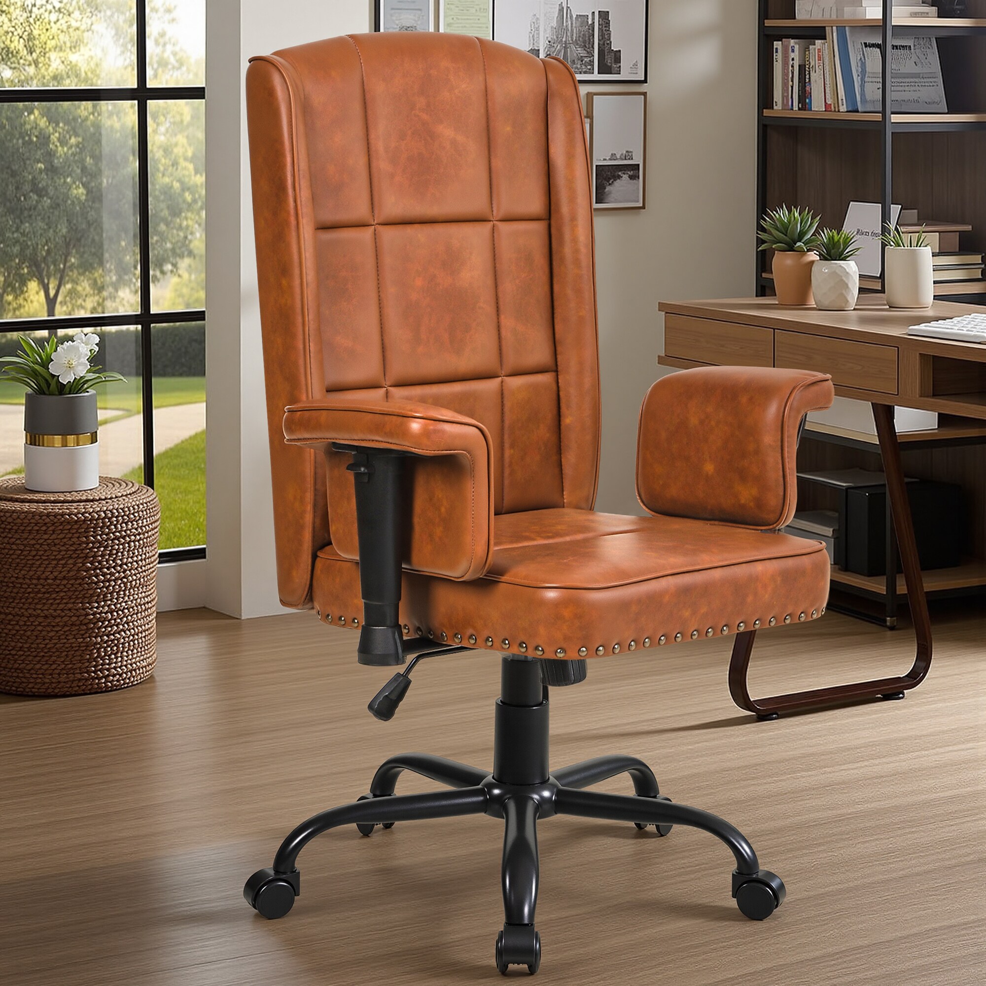 Vecelo LOE-CC08-DBN Office-Chairs - View #5