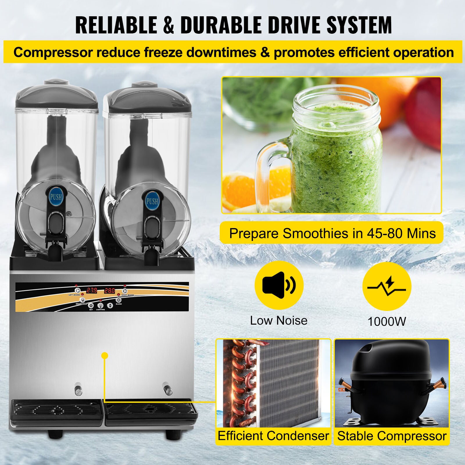 VEVOR SCSY15L800W107326V1 Frozen-Drink-Makers - View #5