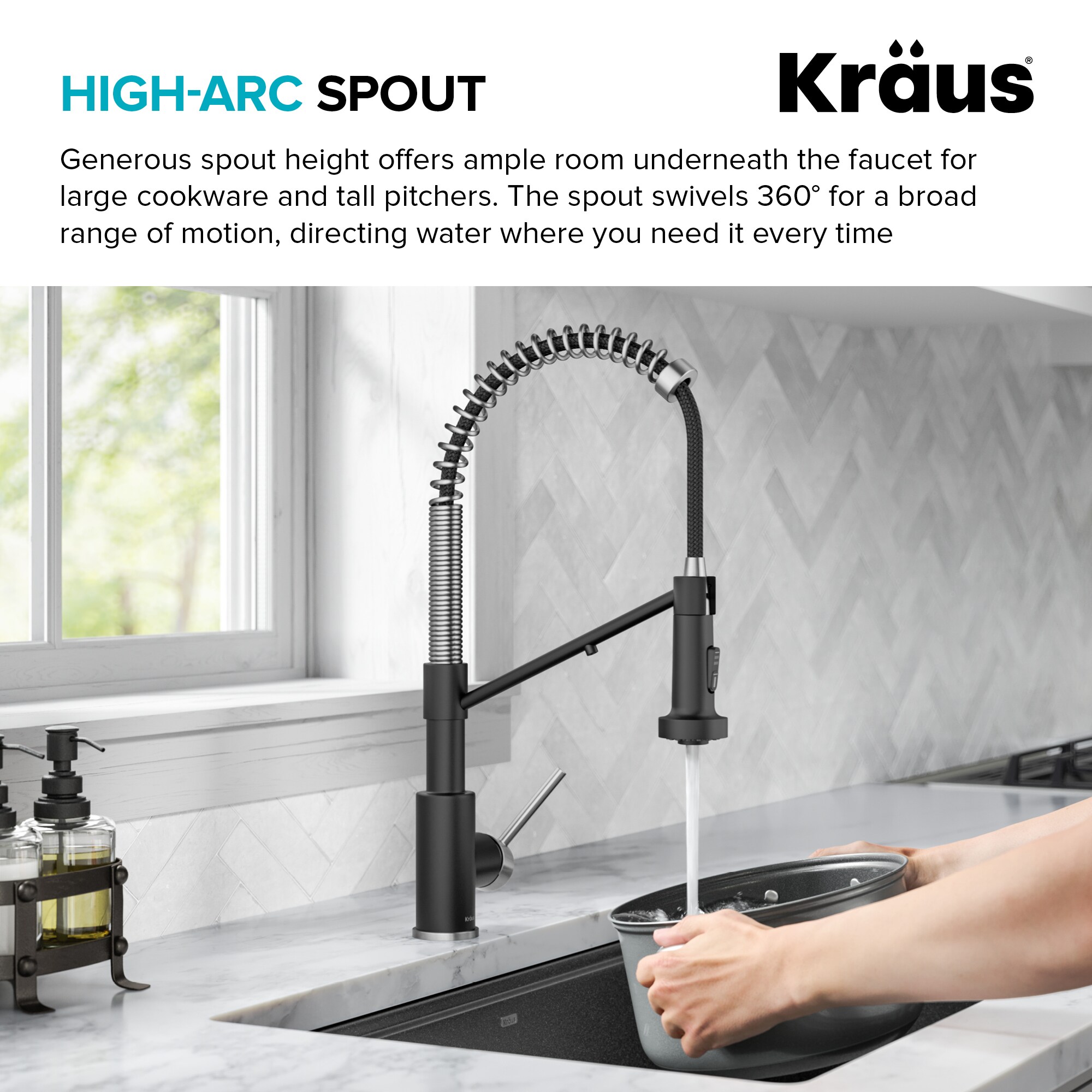 Kraus KFF-1610SFSMB Kitchen-Faucets - View #13