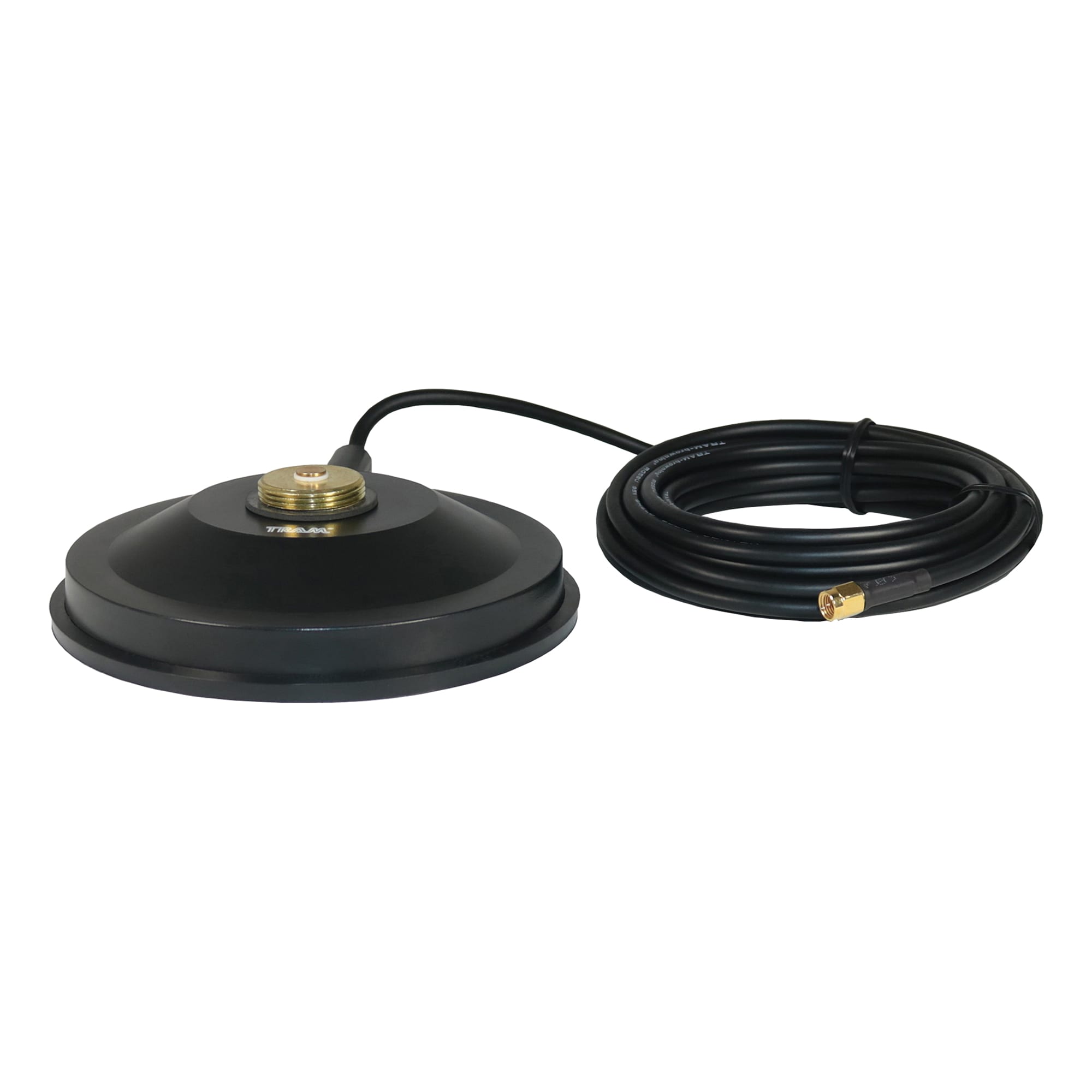 Tram WSP1267RSMA 5-1/2-Inch Black ABS NMO Magnet Mount with RG58 Coaxial Cable and SMA Connector