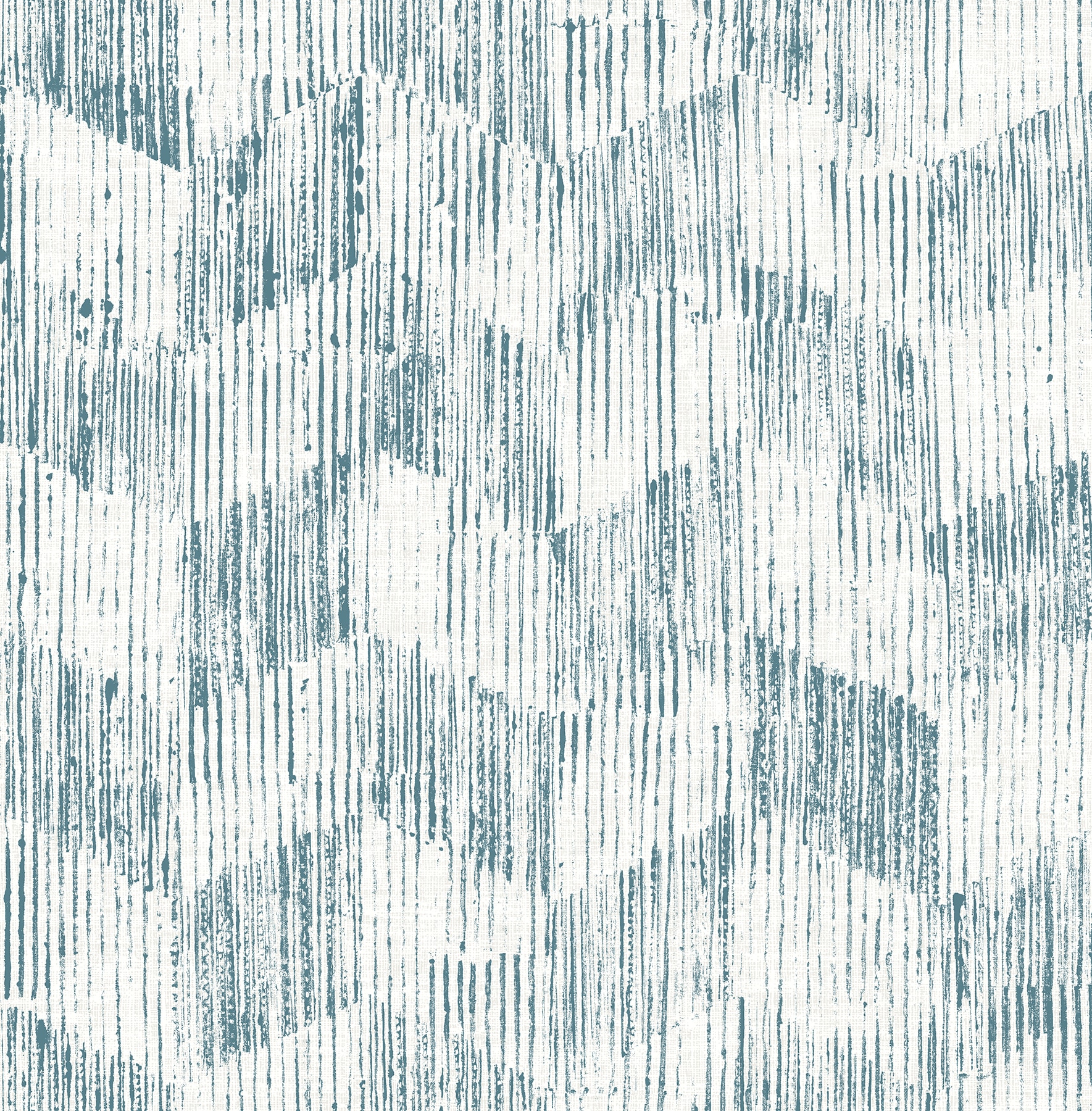 Scott Living 2975-26212 56.4-Sq. Feet Teal Non-woven Textured Geometric 3D Unpasted Wallpaper