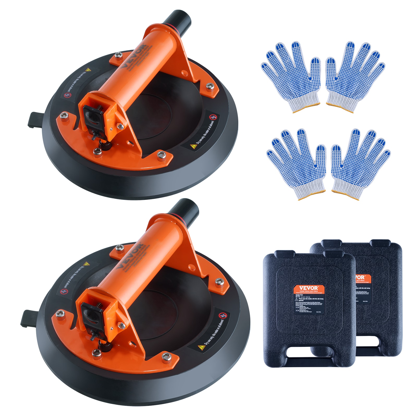 VEVOR YXZKXPSL2J8YLA7CMV0 615-lbs. 8-Inches Dia Plastic Tile Suction Cup