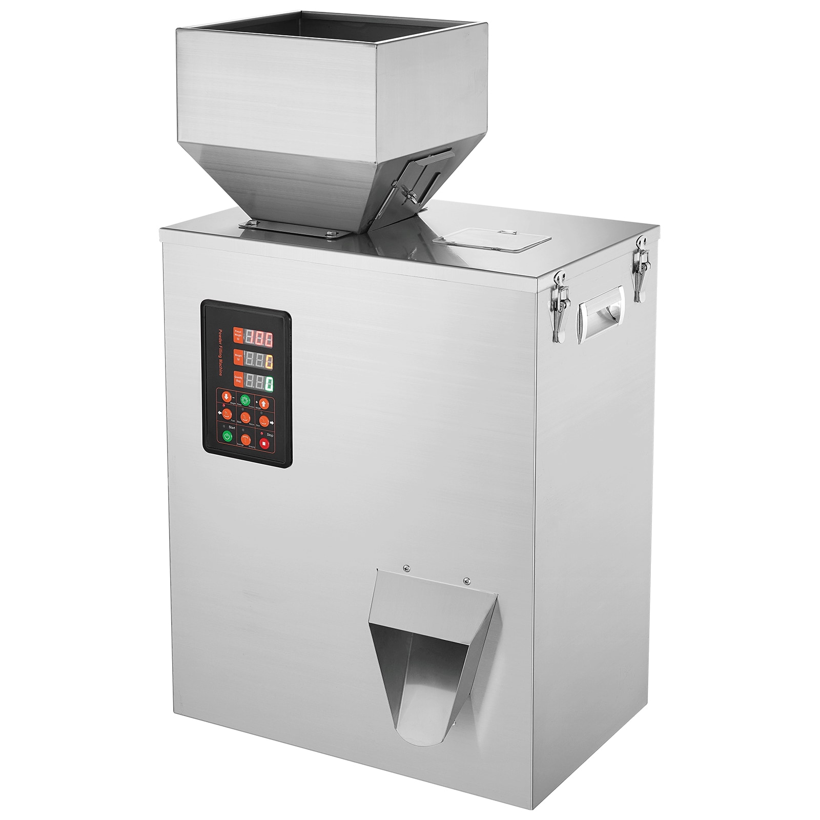 VEVOR SCTSKLFZJBZD05722V1 Powder Filling Machine  0.022-1.1lbs/10-500g  Automatic Intelligent Particle Weighing Filling Machine  Bottle Bag Powder Filler Particle Dispenser for Tea Seeds Grains Powder Flour Beans Glitter