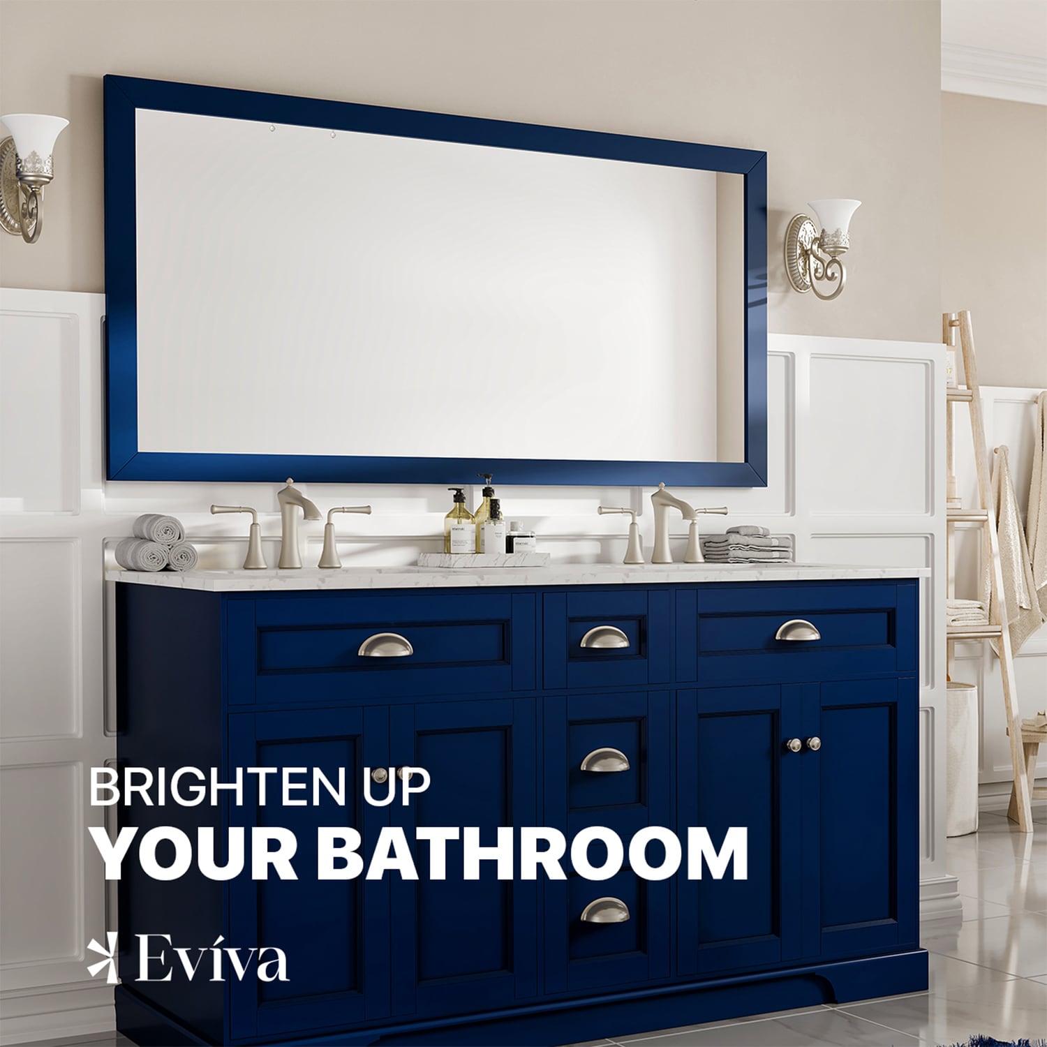 Eviva EVMR69-60X30BLU Decor-Mirrors - View #3