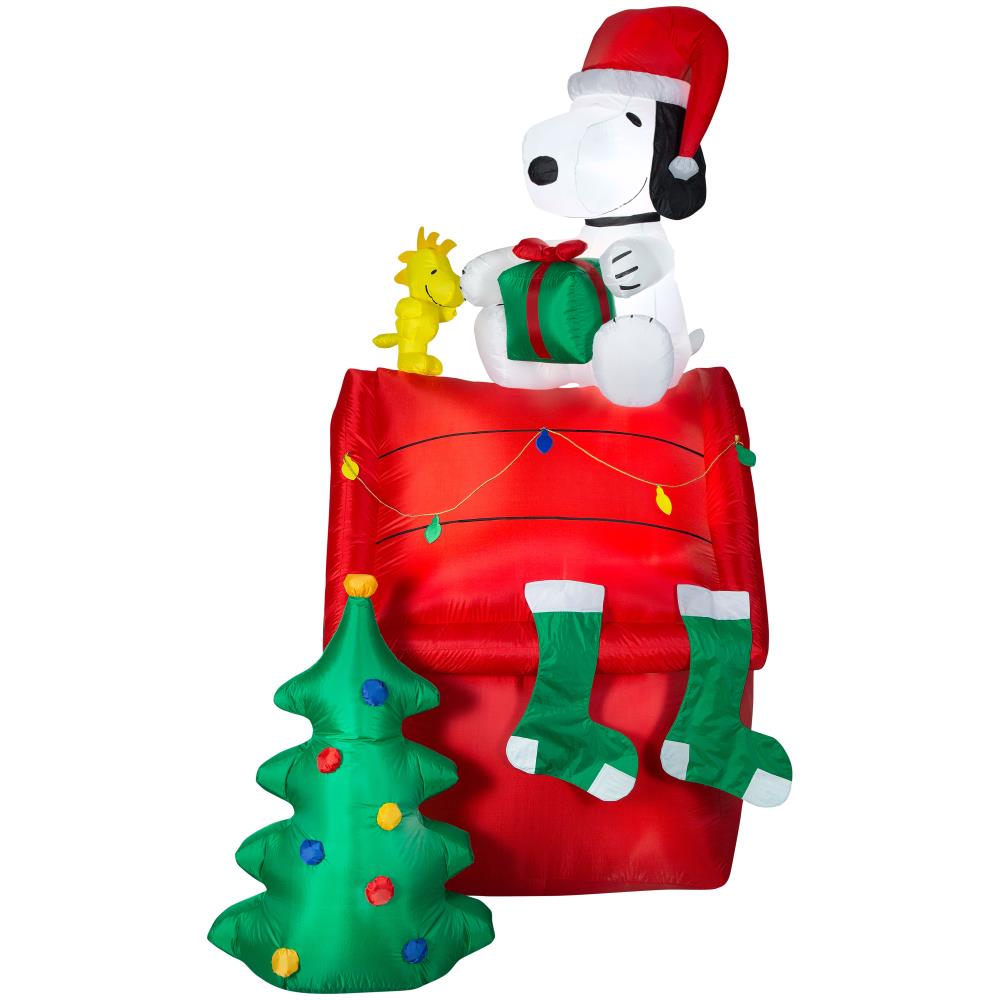 Peanuts 8.5ft Lighted Snoopy Christmas Inflatable in the Christmas