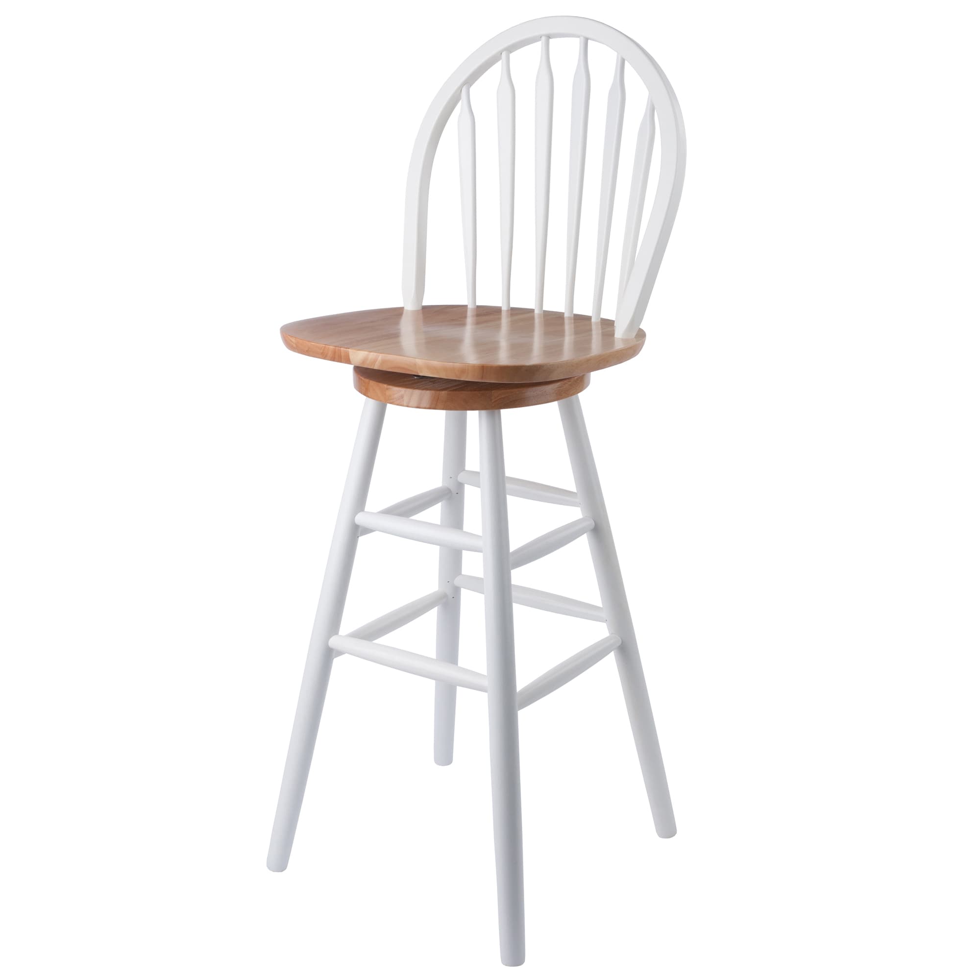 Swivel Bar Stool In The Stools, White Wood Counter Stools With Backs