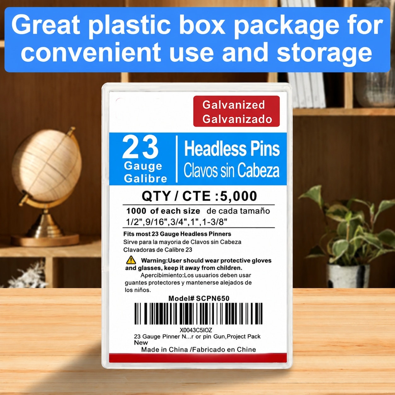 Mikiotto 23 Gauge Headless Pin Nails 5000 Count Assortment for ...