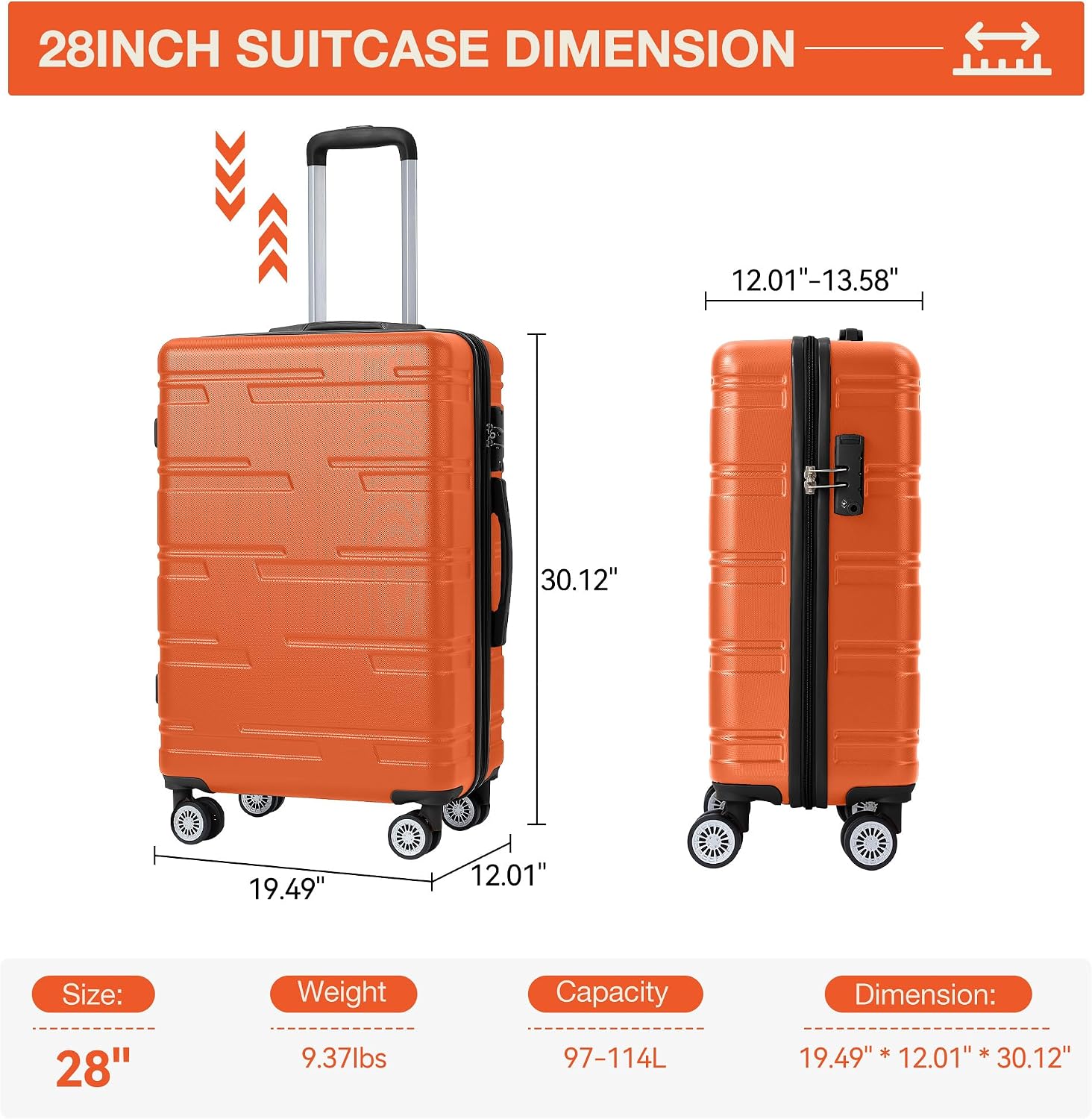 GAOMON CQC-Q2KPGT-X8M1 Luggage-And-Luggage-Sets - View #2
