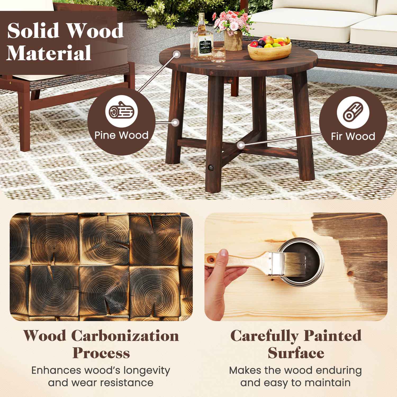 Costway HCST06932 Patio-Tables - View #7