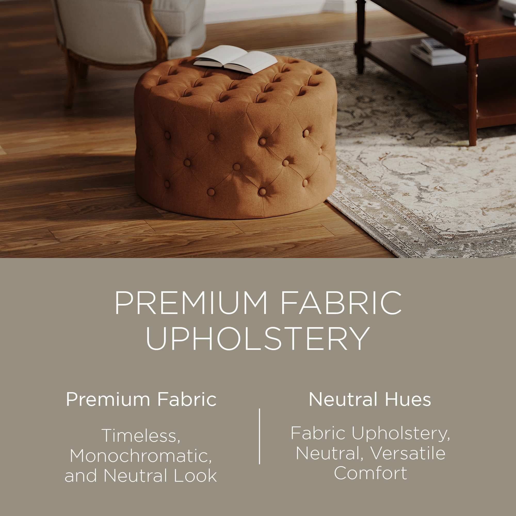 Maven Lane ML355502-FOM-CL Indoor-Ottomans - View #2