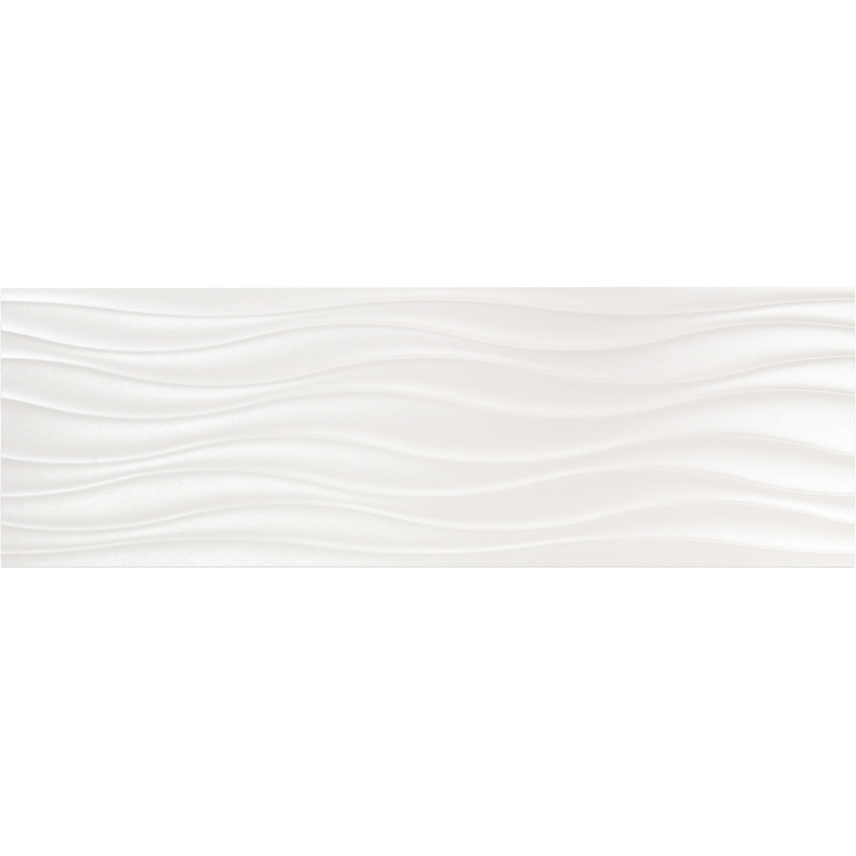 Artmore Tile EXT3RD103886 Sample - Concha Slalom 4-in x 8-in Polished Ceramic Patterned Wall Tile