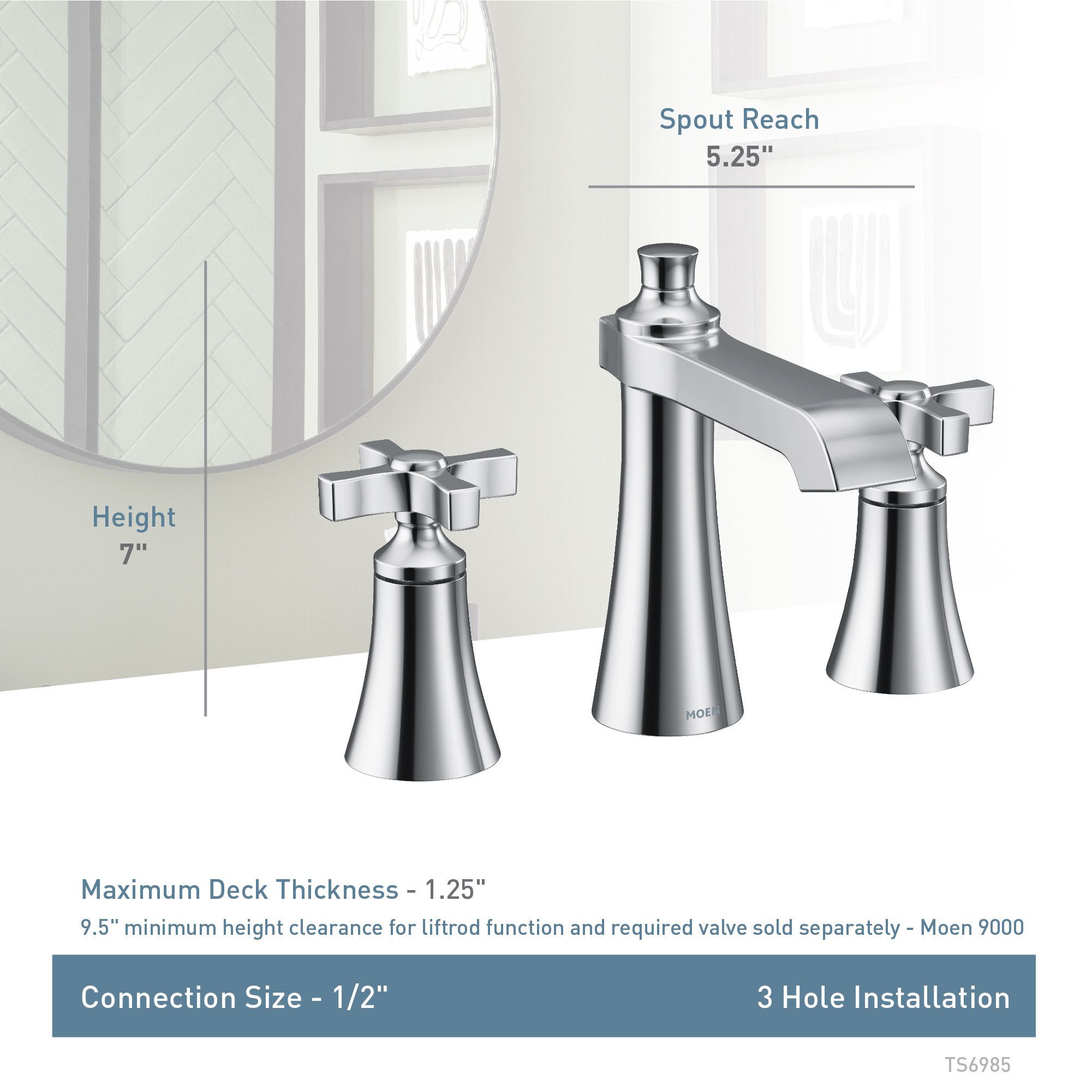 Moen TS6985 Lavatory-Faucets - View #6