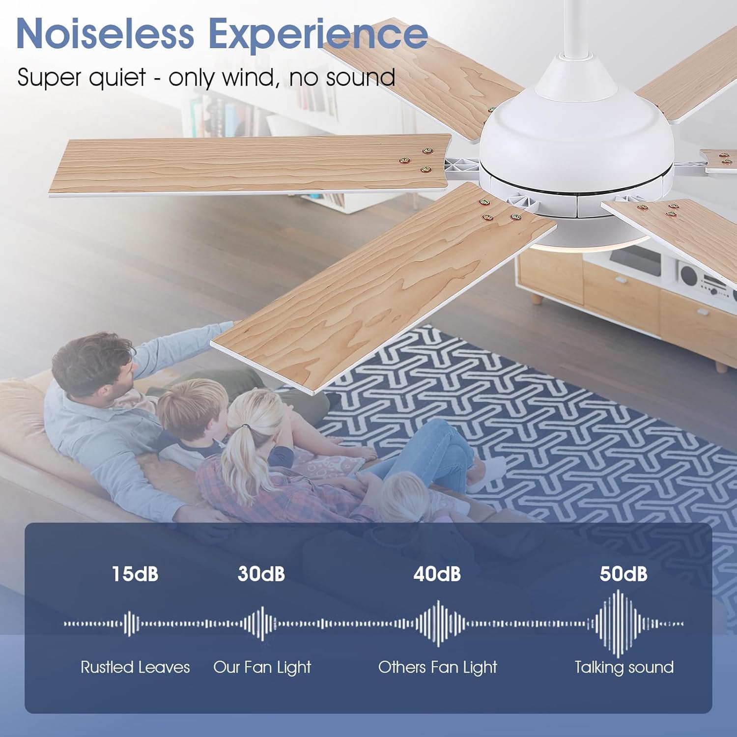 Gleam Flare GF-DD0098-46WH Ceiling-Fans - View #4