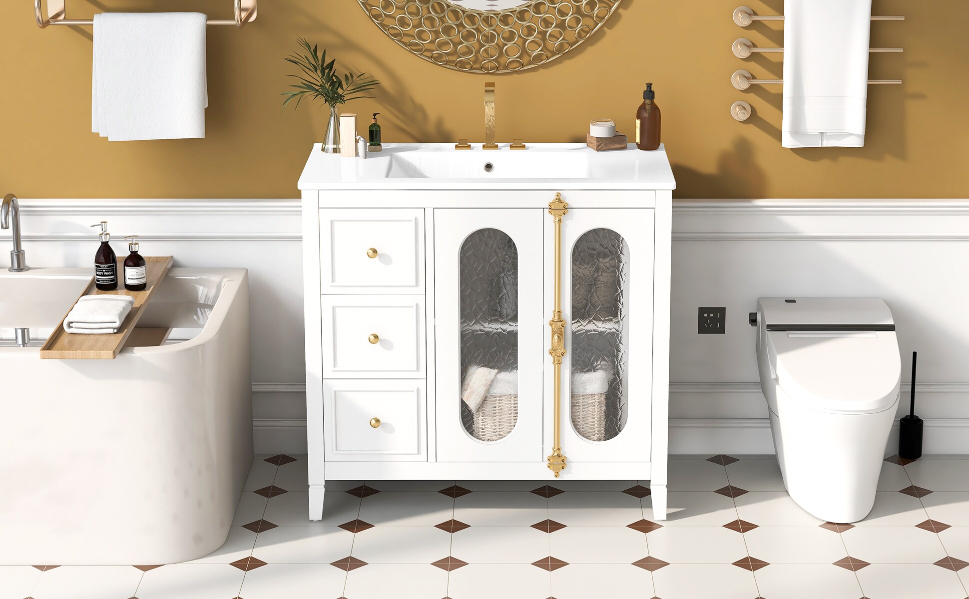 ModernLuxe L3P-N710P223192K Bath-Vanity-Combo - View #18