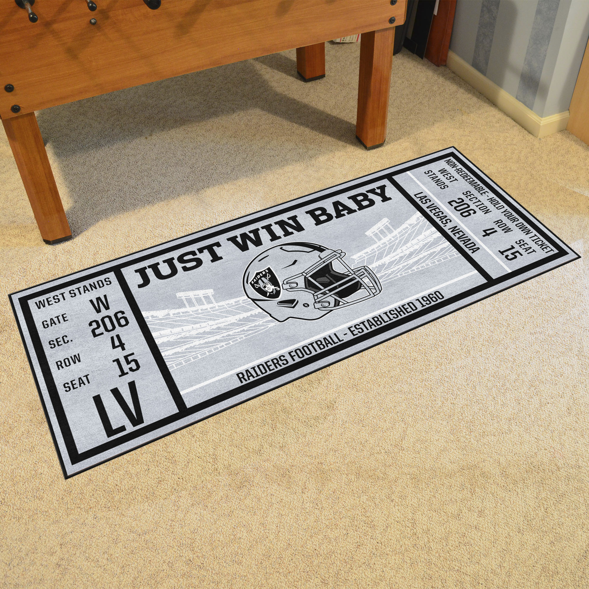 Fan Mats NFL Detroit Lions Ticket Runner