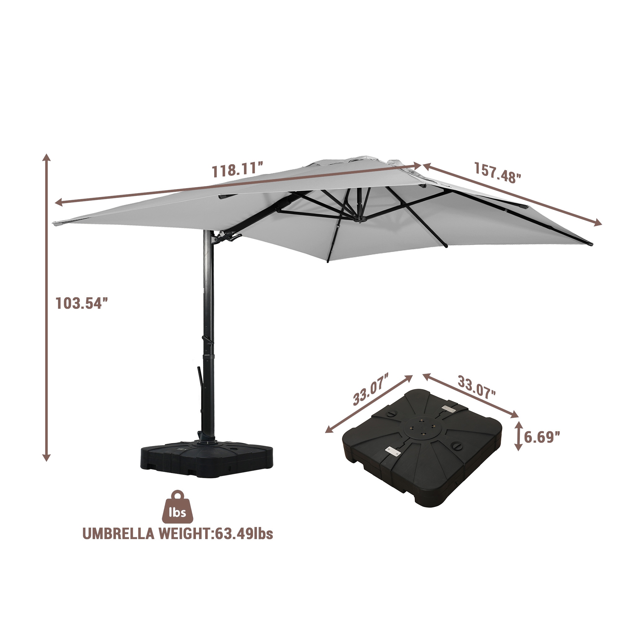 Mondawe MO-BTMY02GY-B Umbrellas-2 - View #16