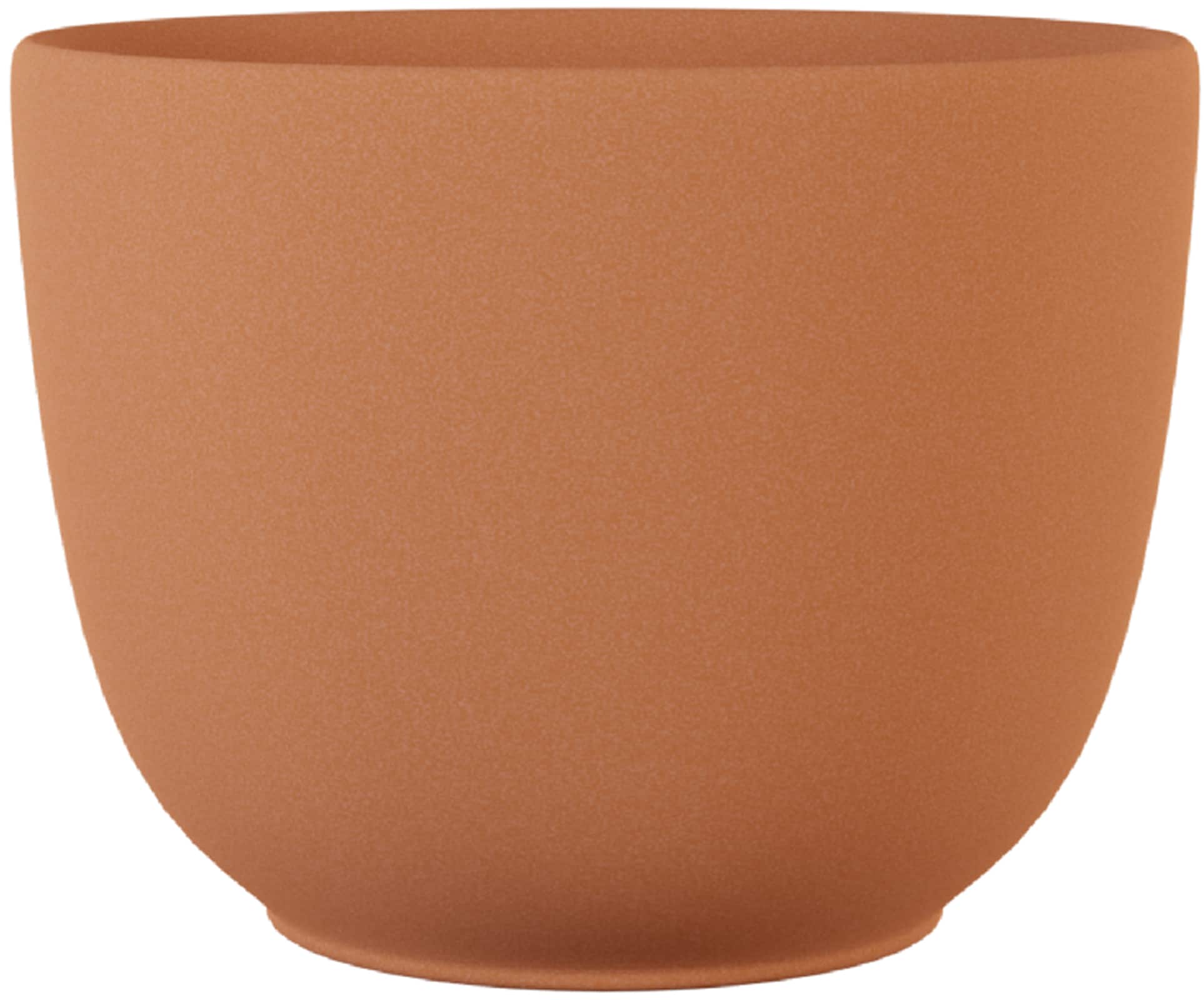 Blue Orange Pottery Rustic Bean Clay Planter - Shop Pots