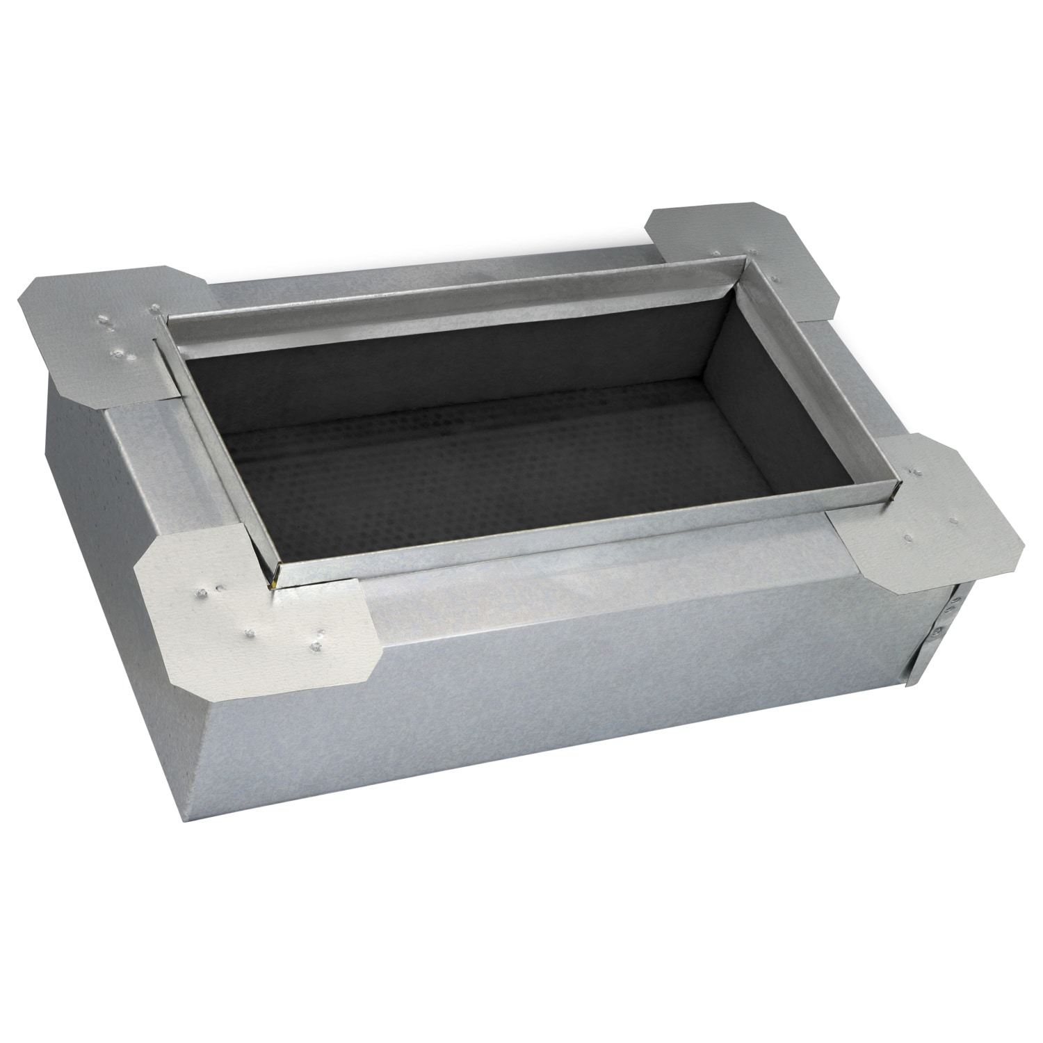 IMPERIAL GVL0234-A 30 Gauge Galvanized steel Rectangle Ductboard register Duct boot