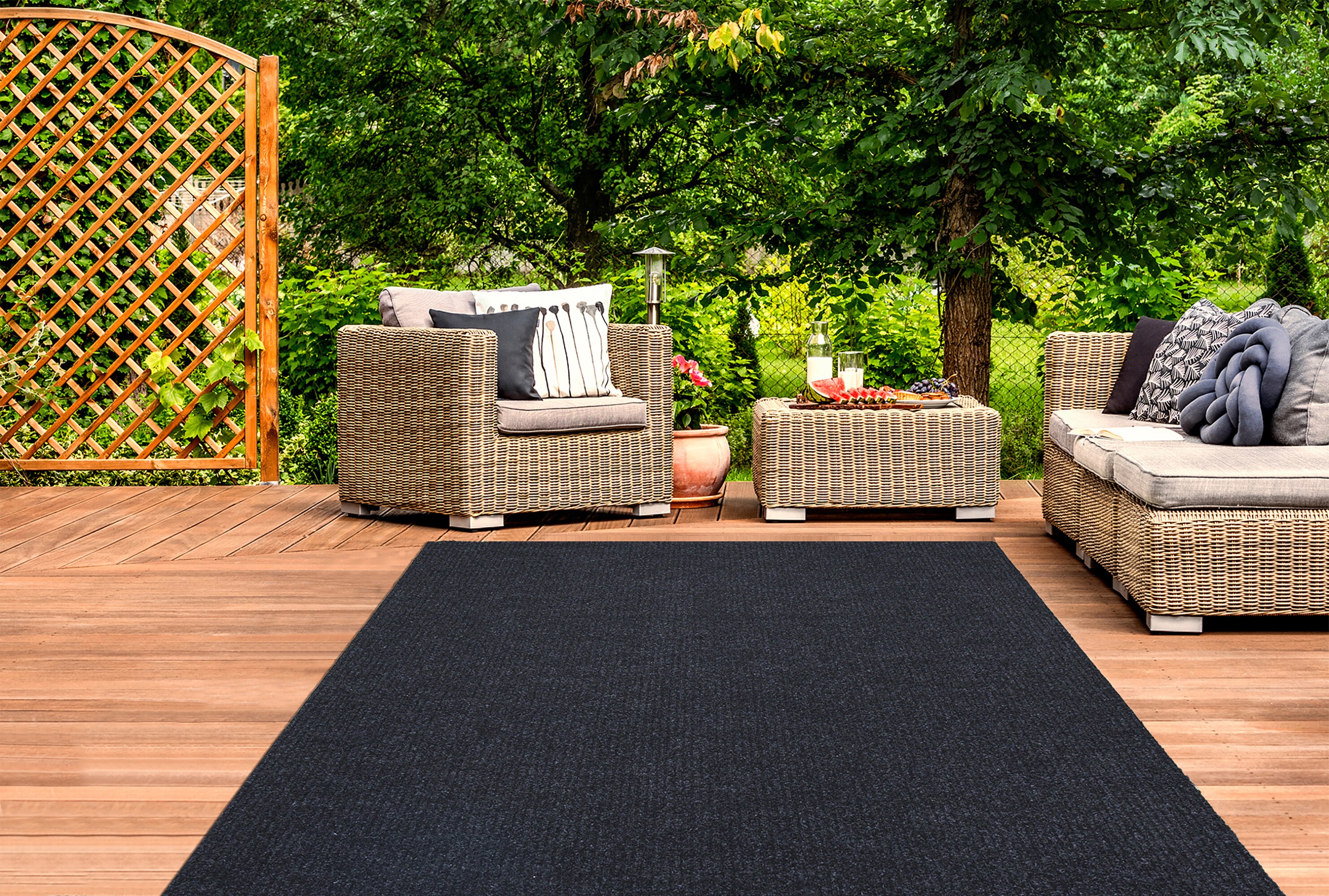ClimaTex 2-ft x 10-ft Black Rectangular Outdoor Utility Mat in the Mats  department at