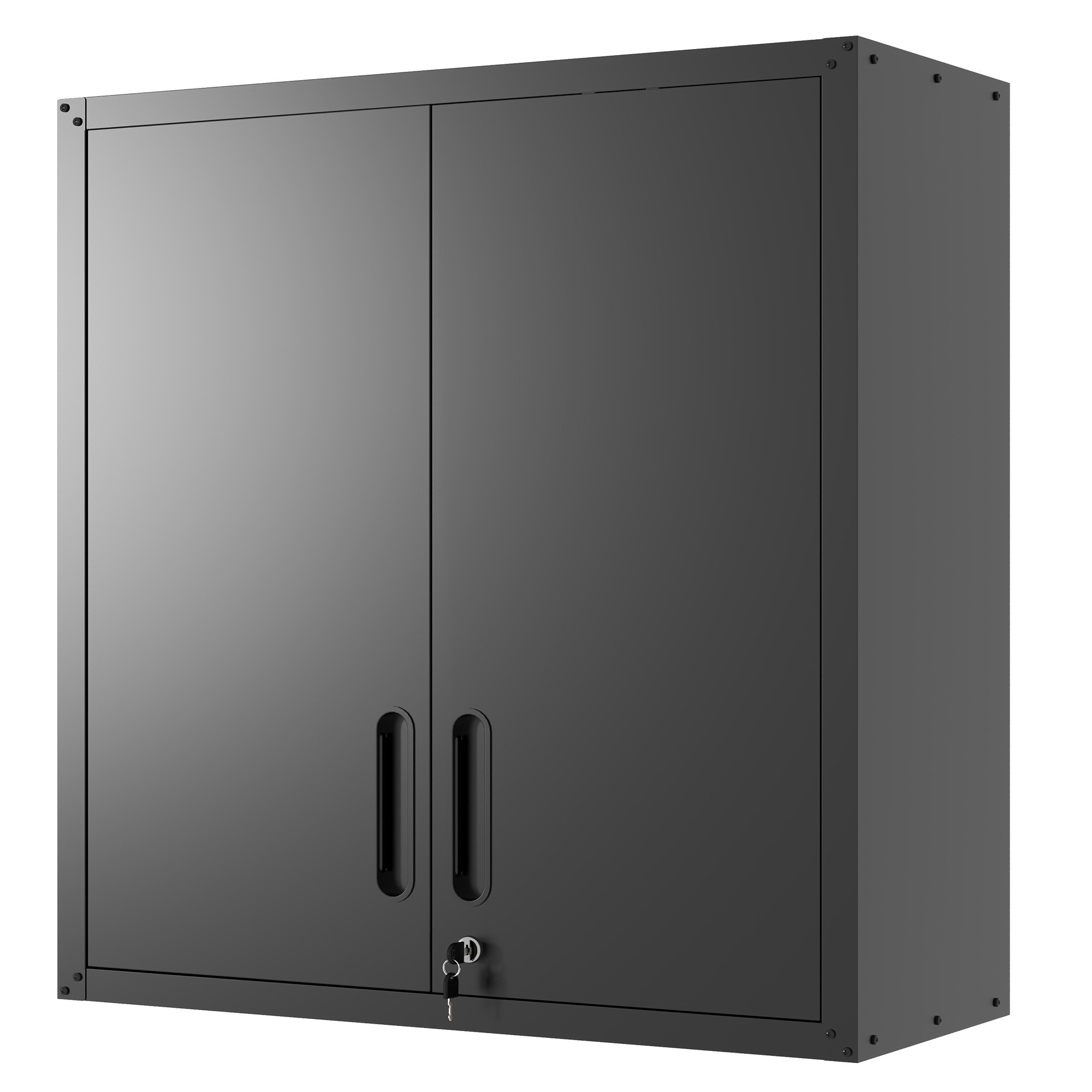 Dimakai Metal Wall Mounted Tool Storage Cabinet with Lockable Doors Adjustable Shelf for Garage and Workshop #DI-MS-23613