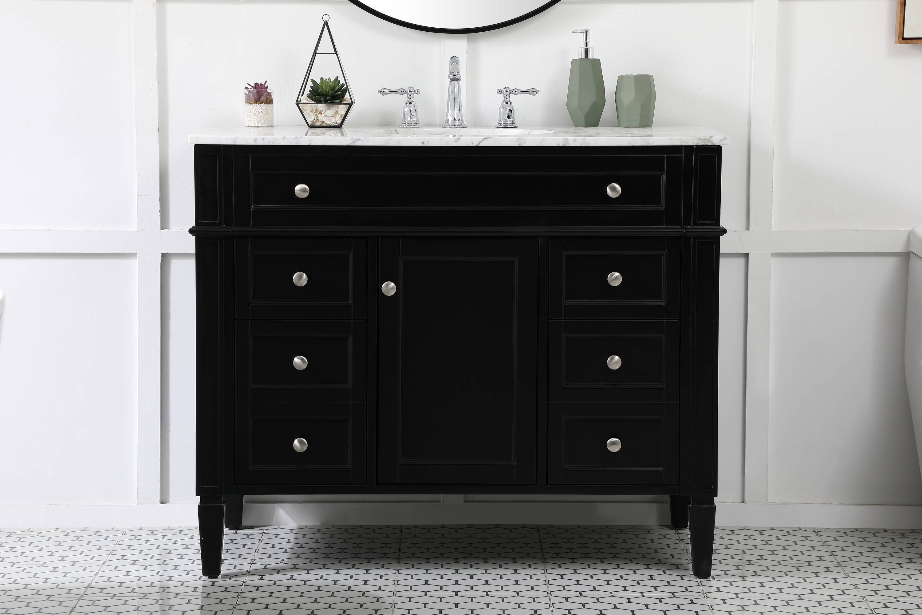 Elegant Decor HF37626BK Bath-Vanity-Combo - View #2