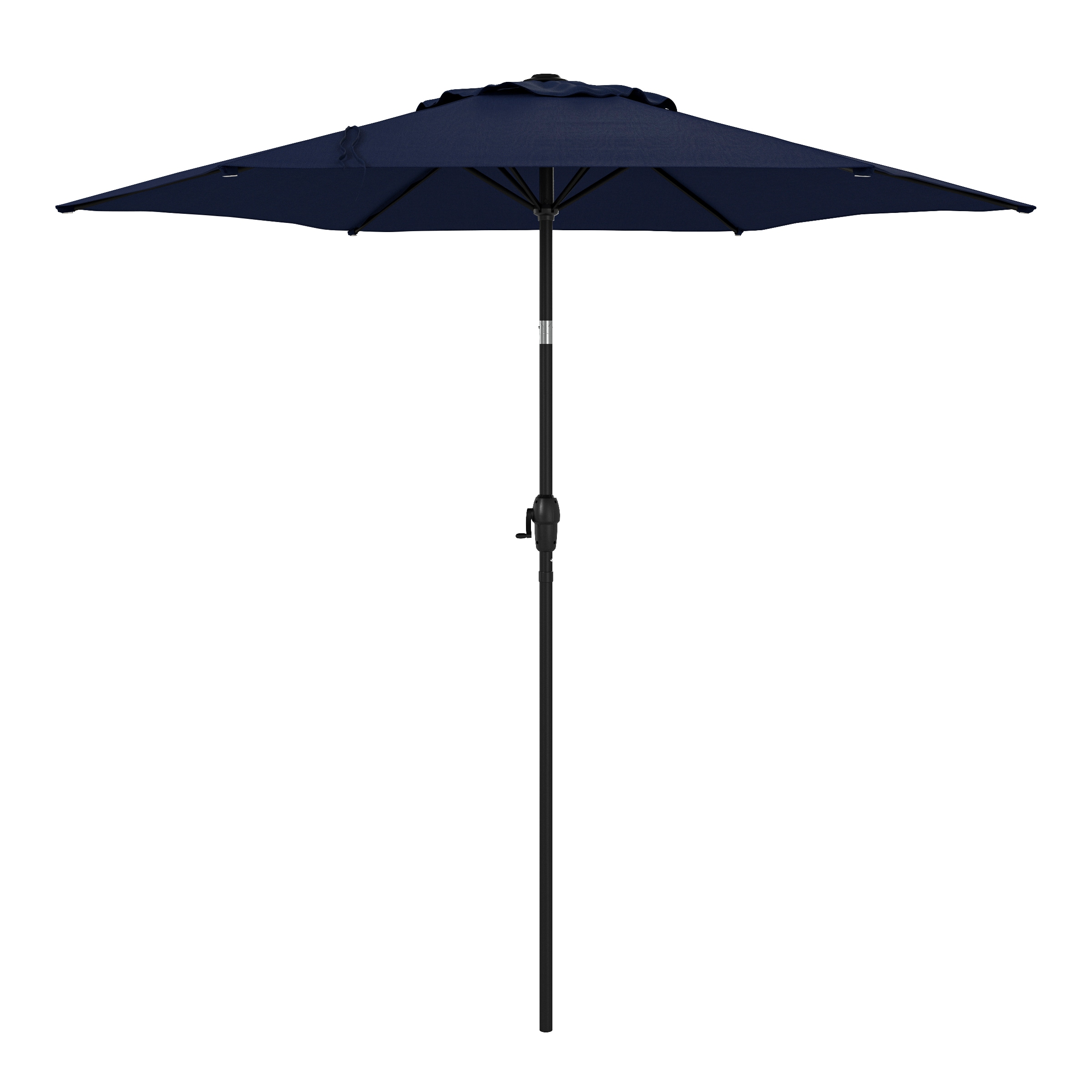 Aluminum Market Umbrella with 8 Ribs Beige/Sand Tempera Sunbrella Patio Umbrella 10 ft Auto-Tilt Outdoor Umbrella 