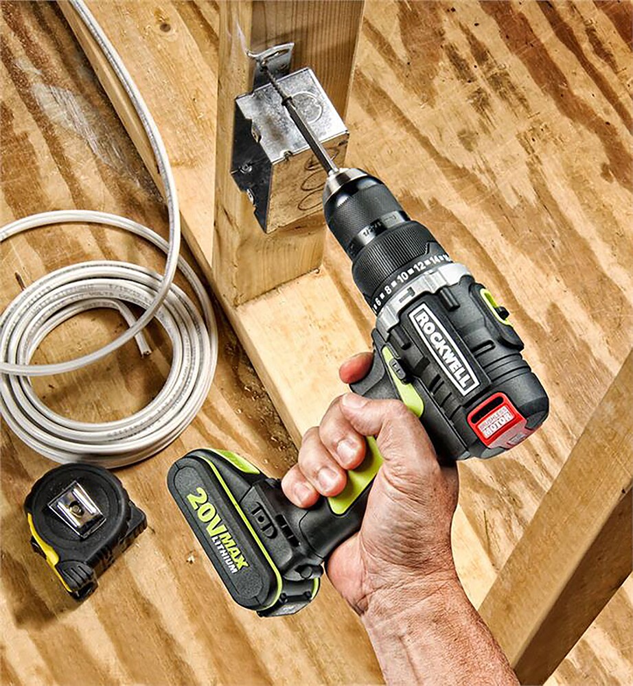 ROCKWELL 2-Tool 20-volt Max Brushless Power Tool Combo Kit with Soft ...