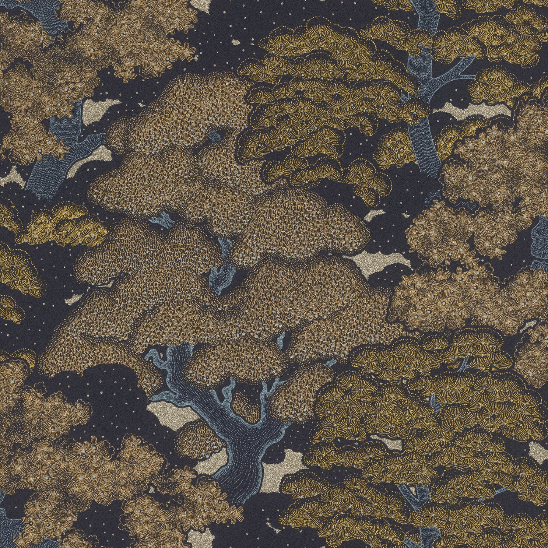Rasch RH477214 57.5-Sq. Feet Green Vinyl Ivy/Vines Unpasted Wallpaper