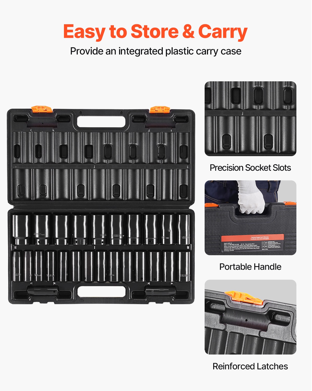 VEVOR SCCJTT26PCS103791V0 Impact-Socket-Sets - View #6