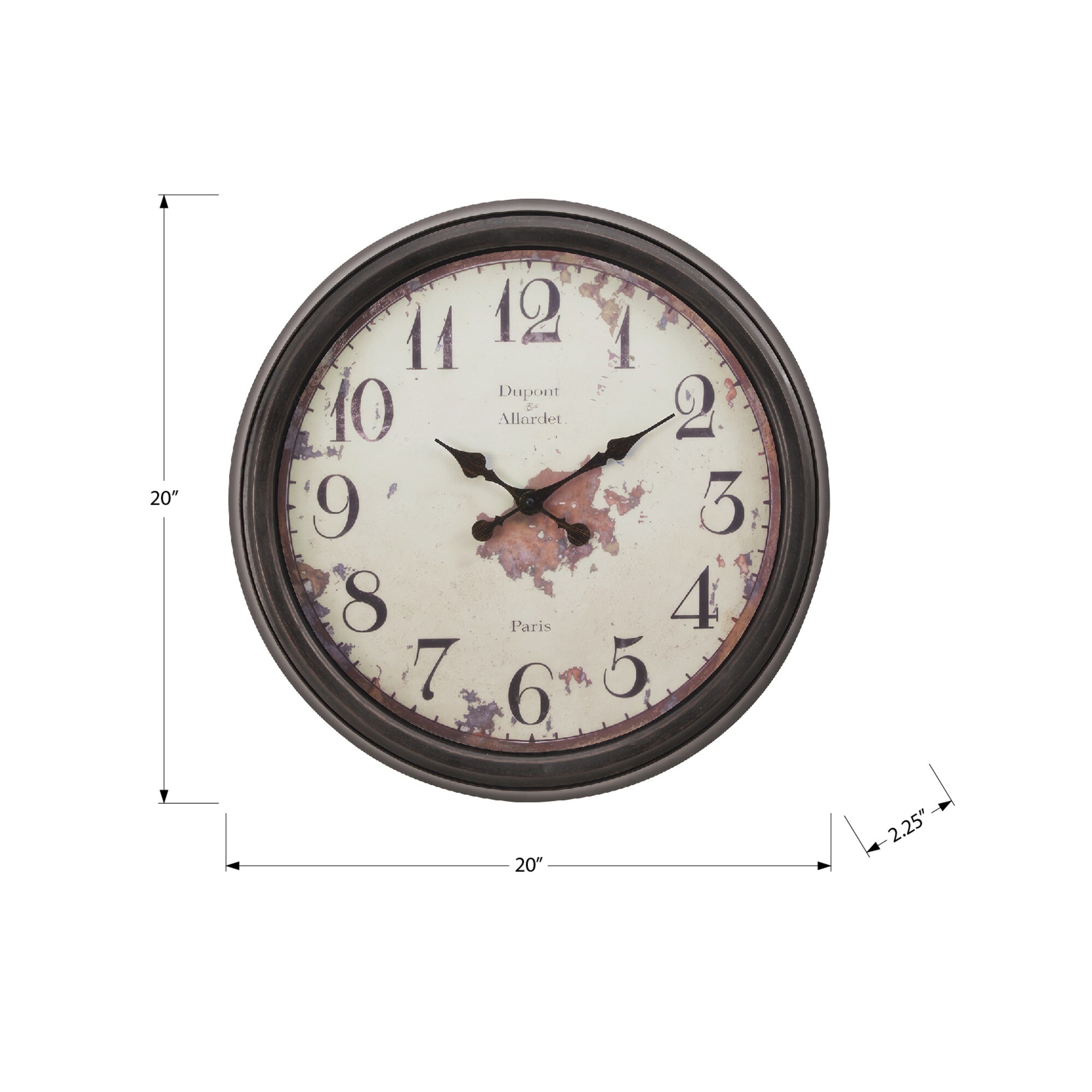 HyperDrop Cart ZW-B2710P287075 Indoor-Outdoor-Clocks - View #4