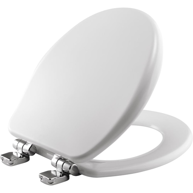 Bemis White Round Slow Close Toilet Seat In The Seats Department At Com - How To Fix Bemis Slow Close Toilet Seat