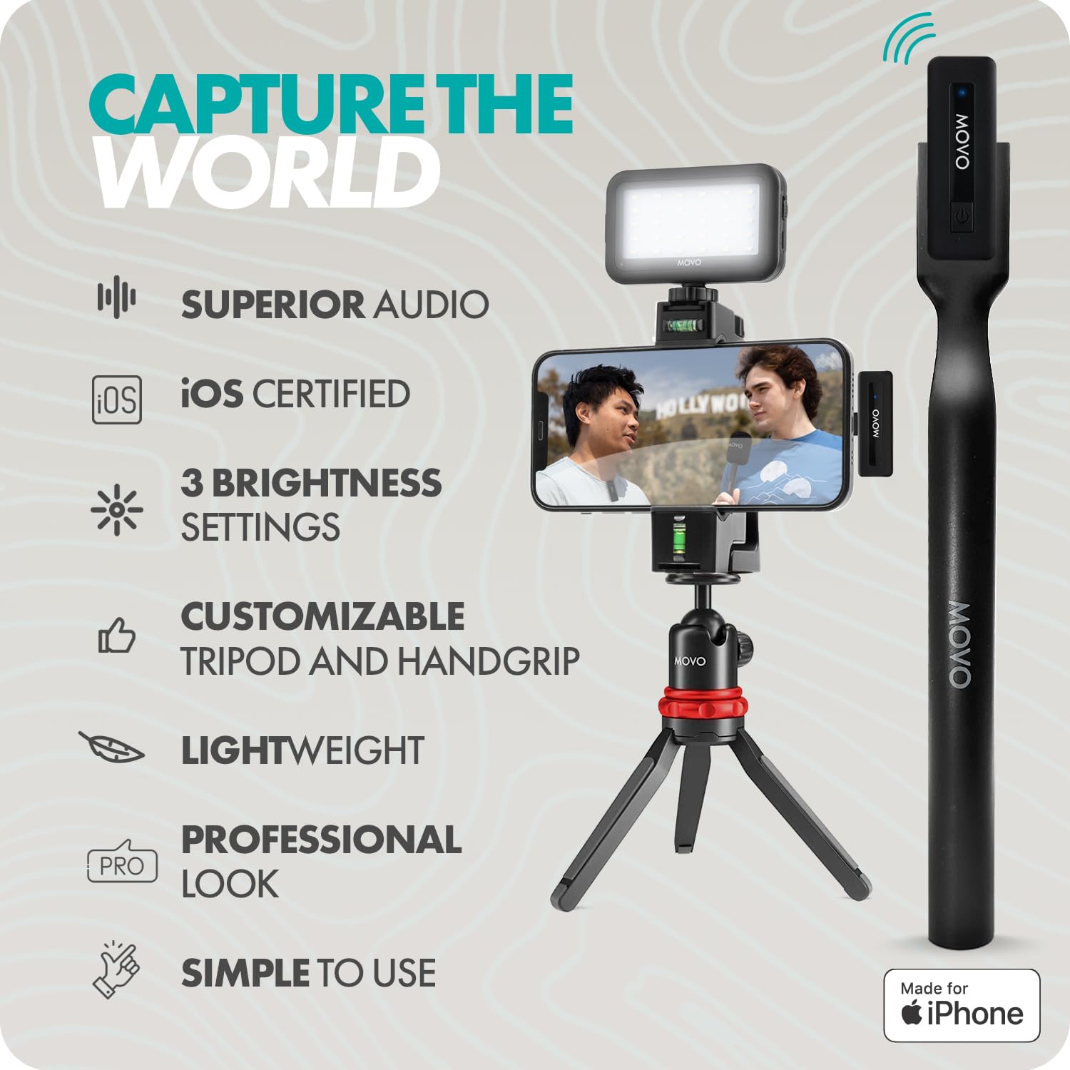 Movo IVLOGGER-WIRELESS Smartphone-Camera-Accessories - View #3