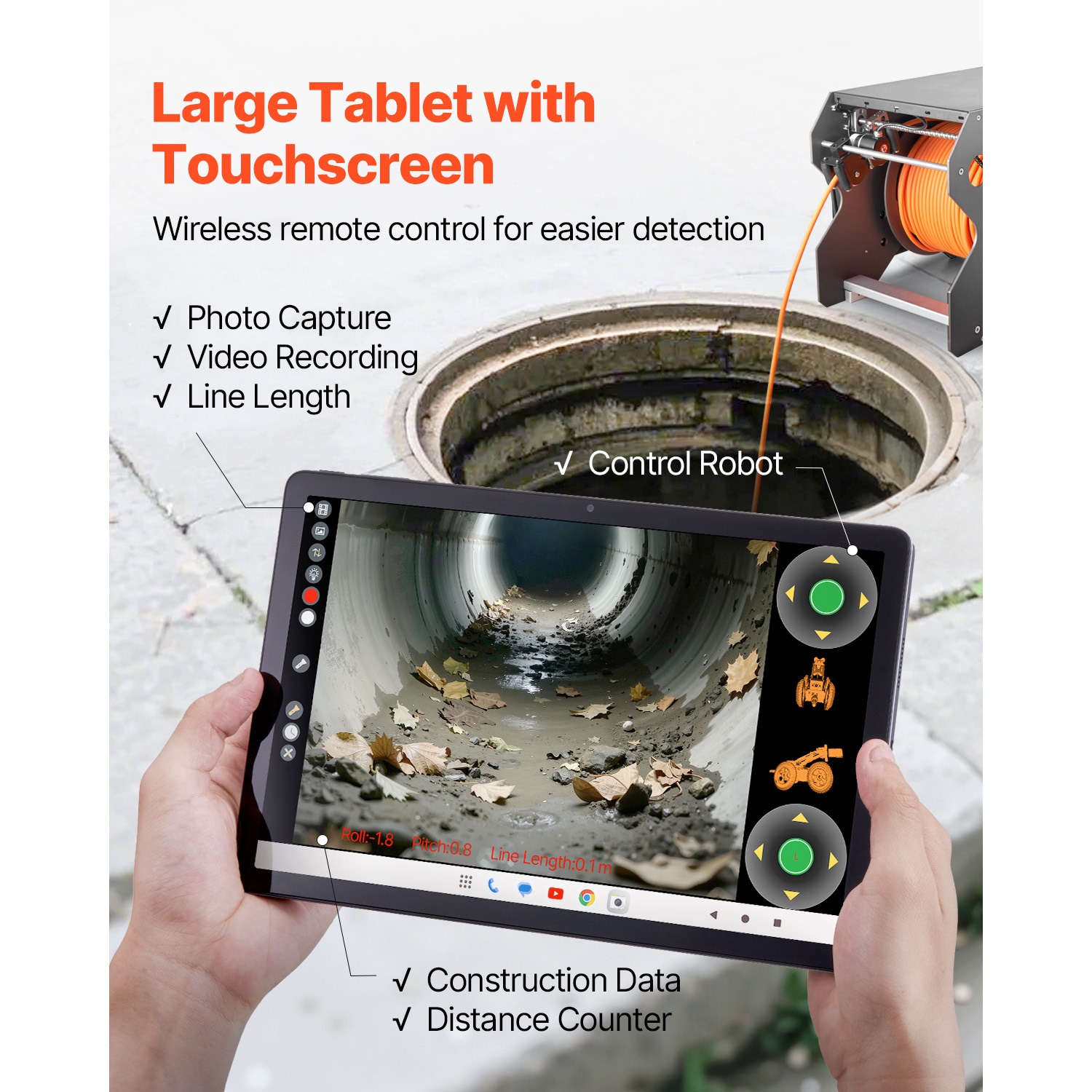 VEVOR SCGDTCJQRIPA15747V1 Inspection-Cameras - View #4