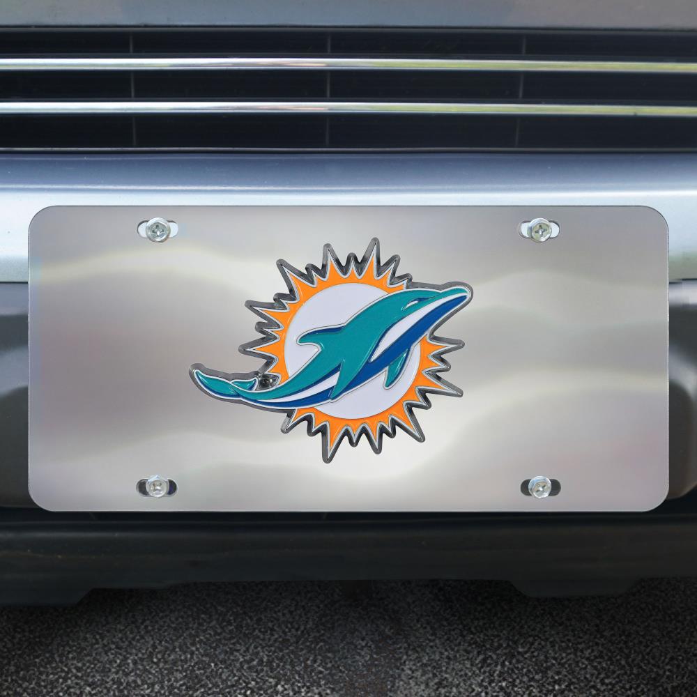 MIAMI DOLPHINS Metal License Plate Sign Novelty Vanity Craft 