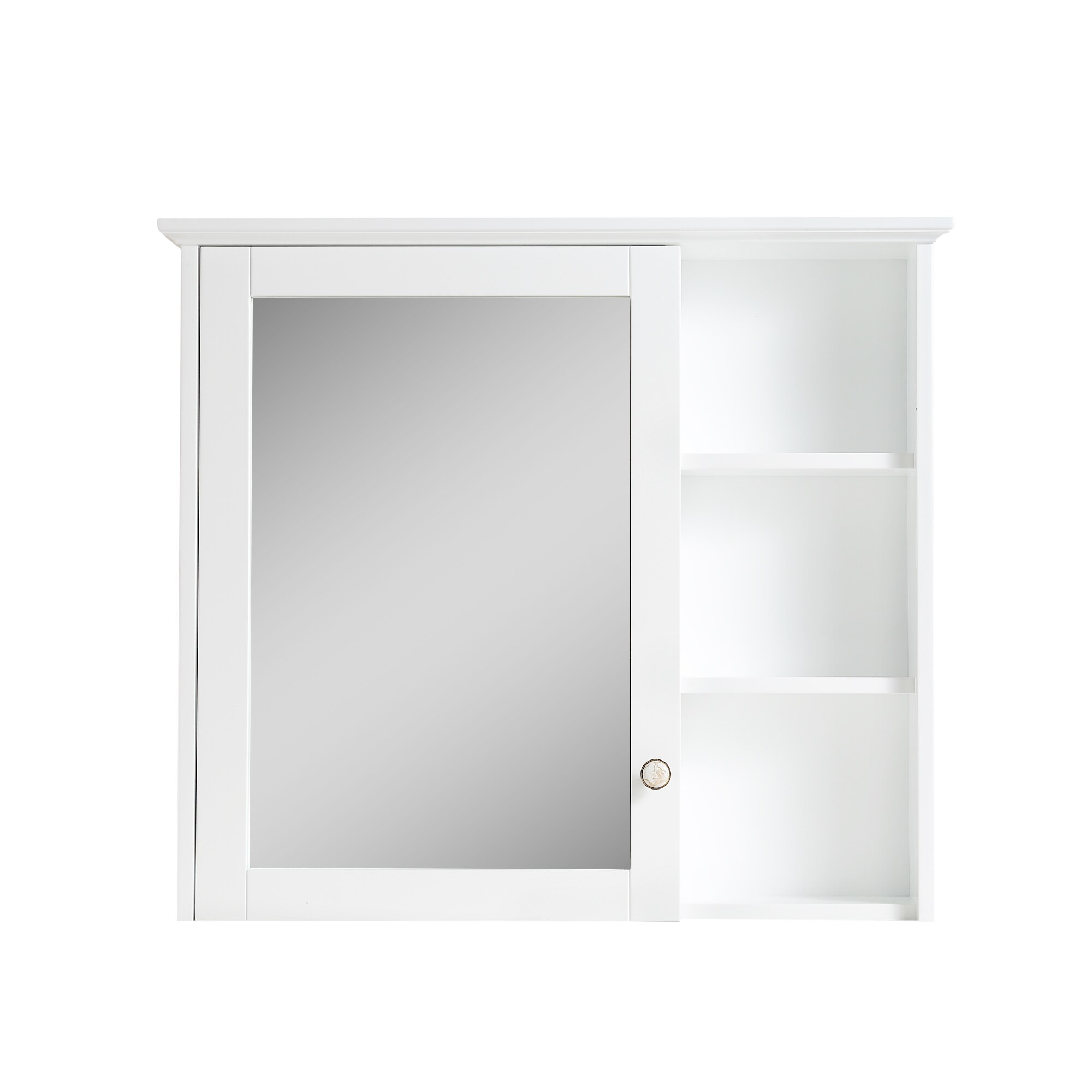Forclover MF03ZC-WD34WT Bathroom-Medicine-Cabinets - View #11