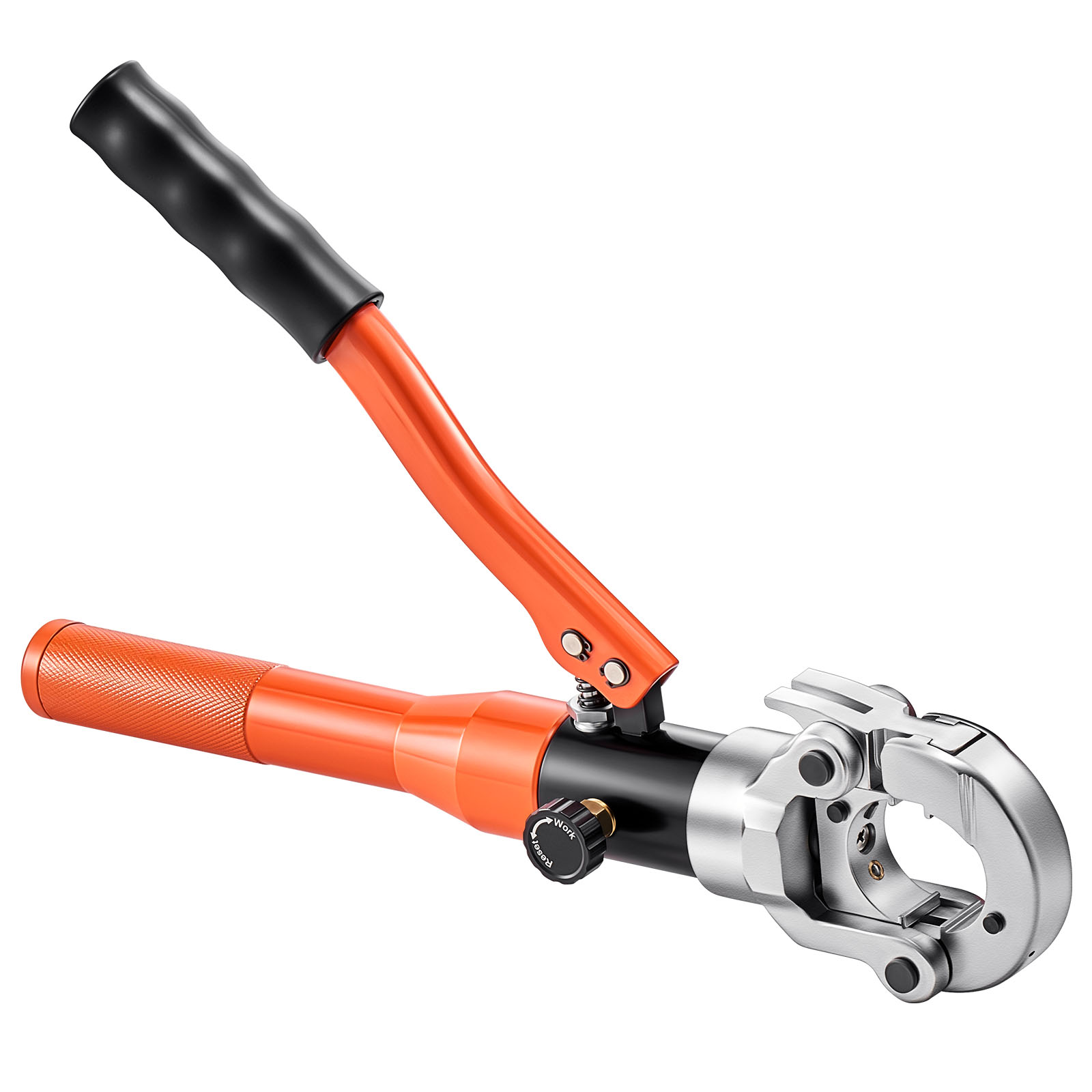 Mecale Hydraulic Copper Pipe Crimping Tool with VUS and PEX F1807 Jaws 1 2-in to 1-in and Carrying Case for Copper and PEX Plumbing