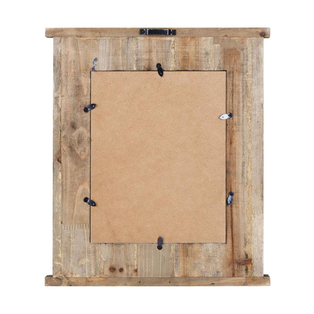 Rustic Brown Wood Barn Door 8x10 Wall Frame
