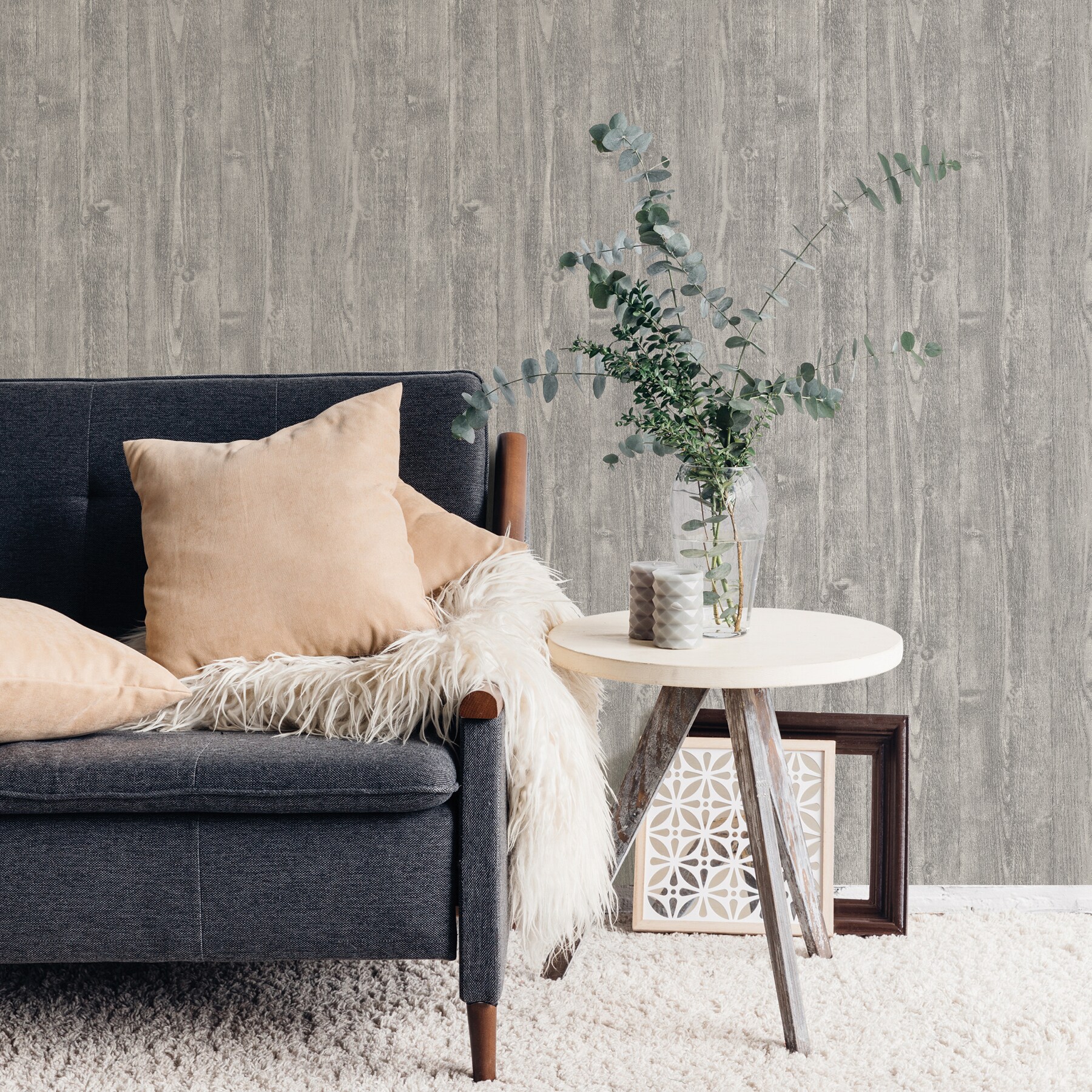 InHome Portland Wood Peel and Stick Wallpaper in the Wallpaper ...