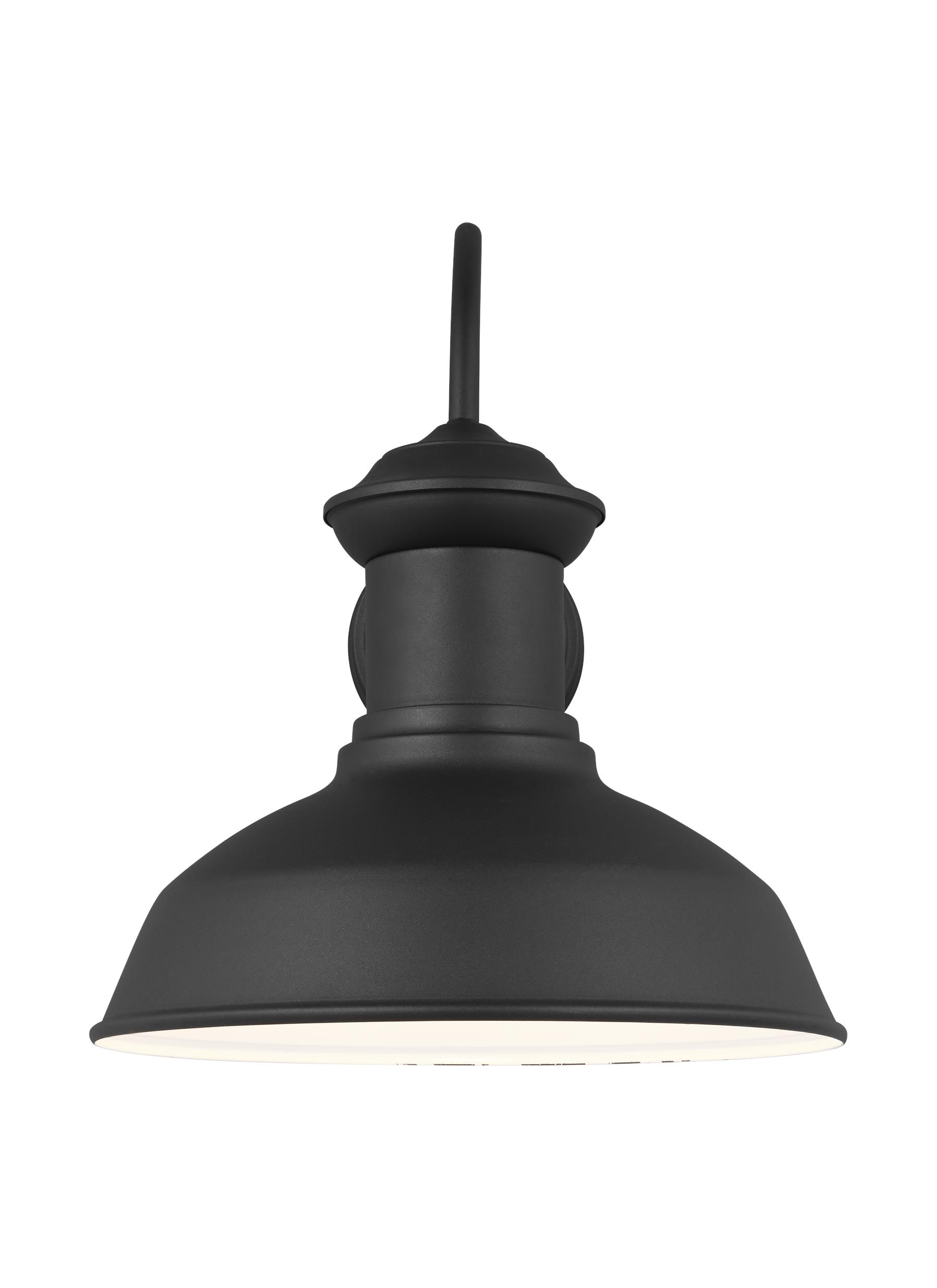 Generation Lighting 8647701EN3-12 Fredricksburg 1 -Light 15.88-in H Black Hardwired Dark Sky Outdoor Wall Light