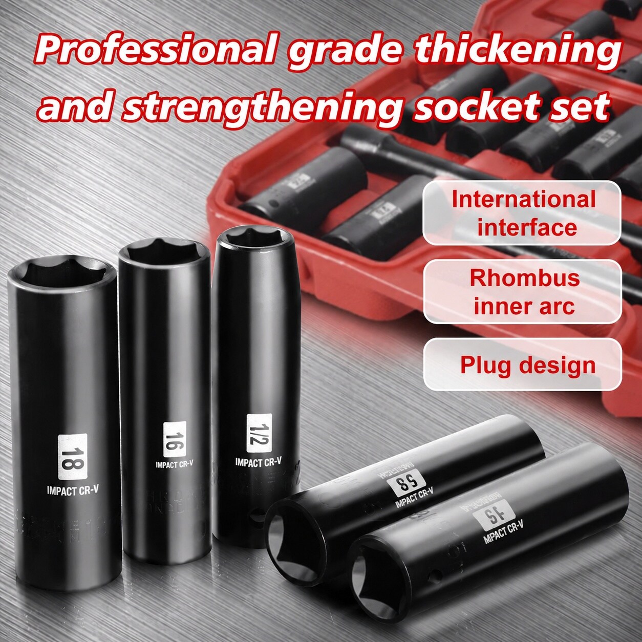 KIWDZFU LKI0803B133-1 Impact-Socket-Sets - View #3