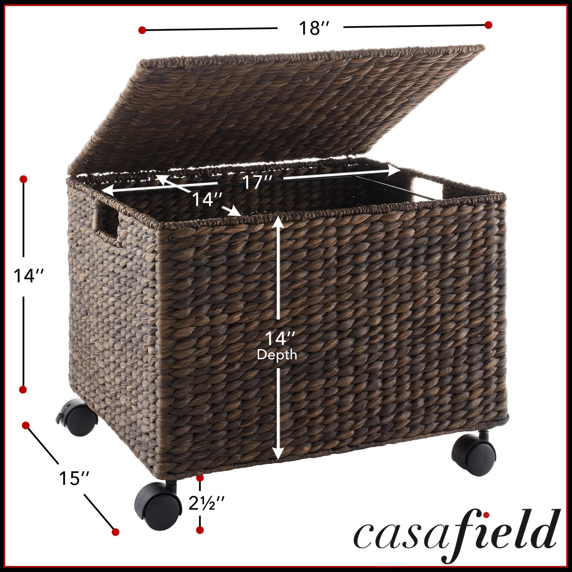 Casafield HOM-STO-F9639-BRN Filing-Cabinets - View #7