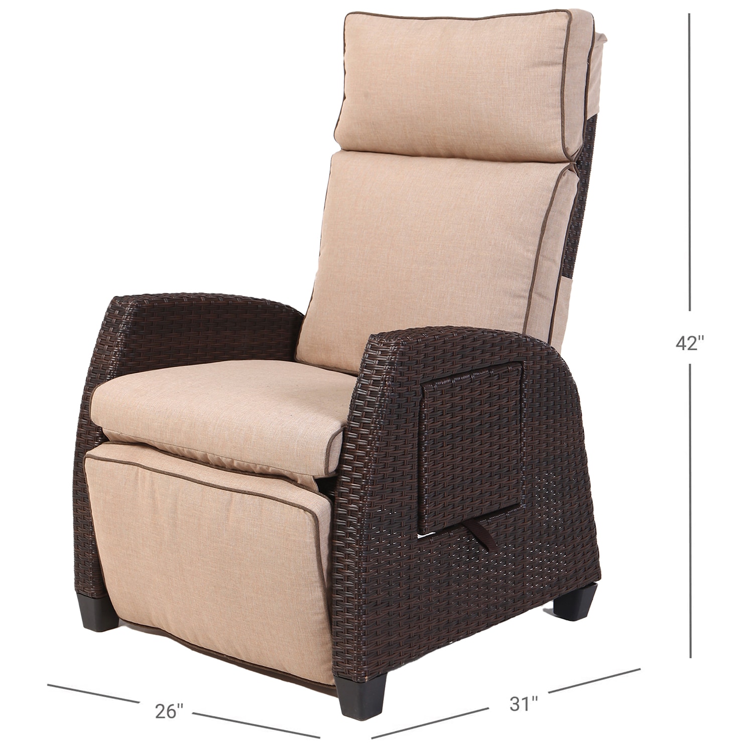 Outdoor Recliner, 57% OFF