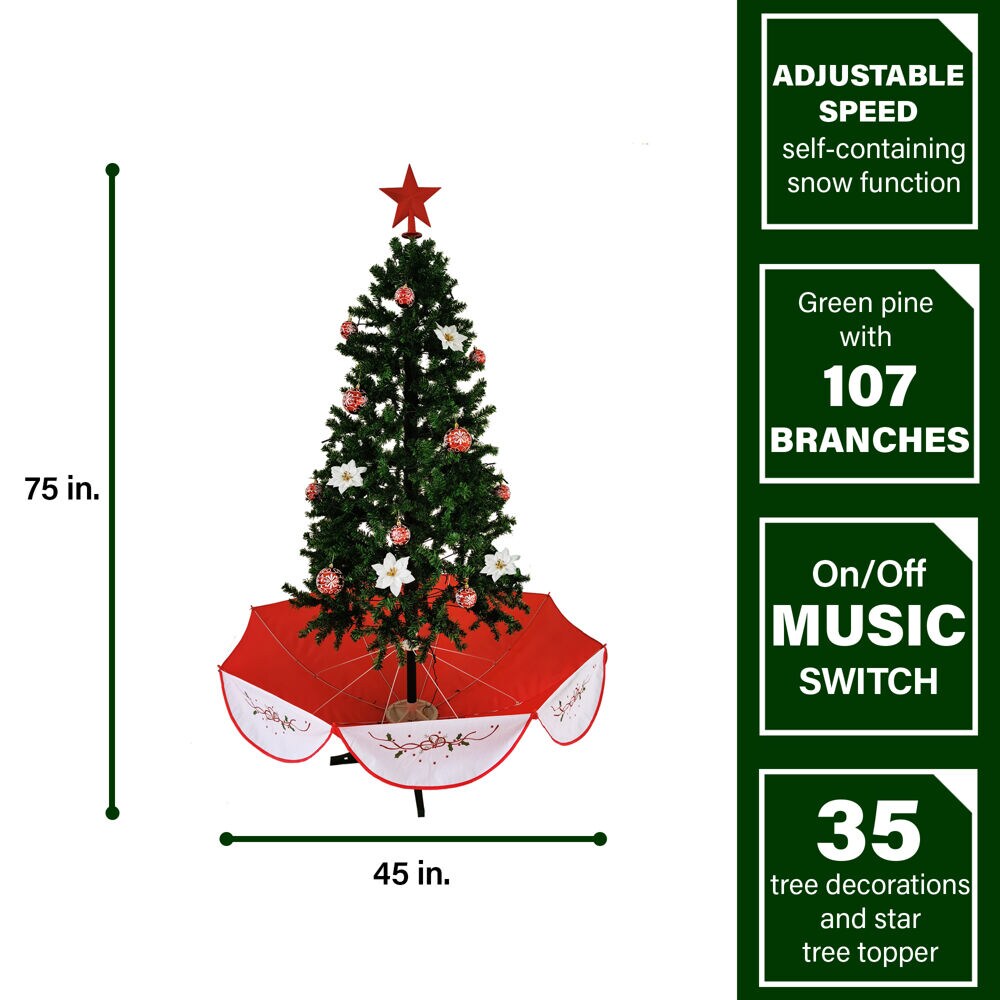 Fraser Hill Farm FSTR075A-RD Artificial-Christmas-Trees - View #3
