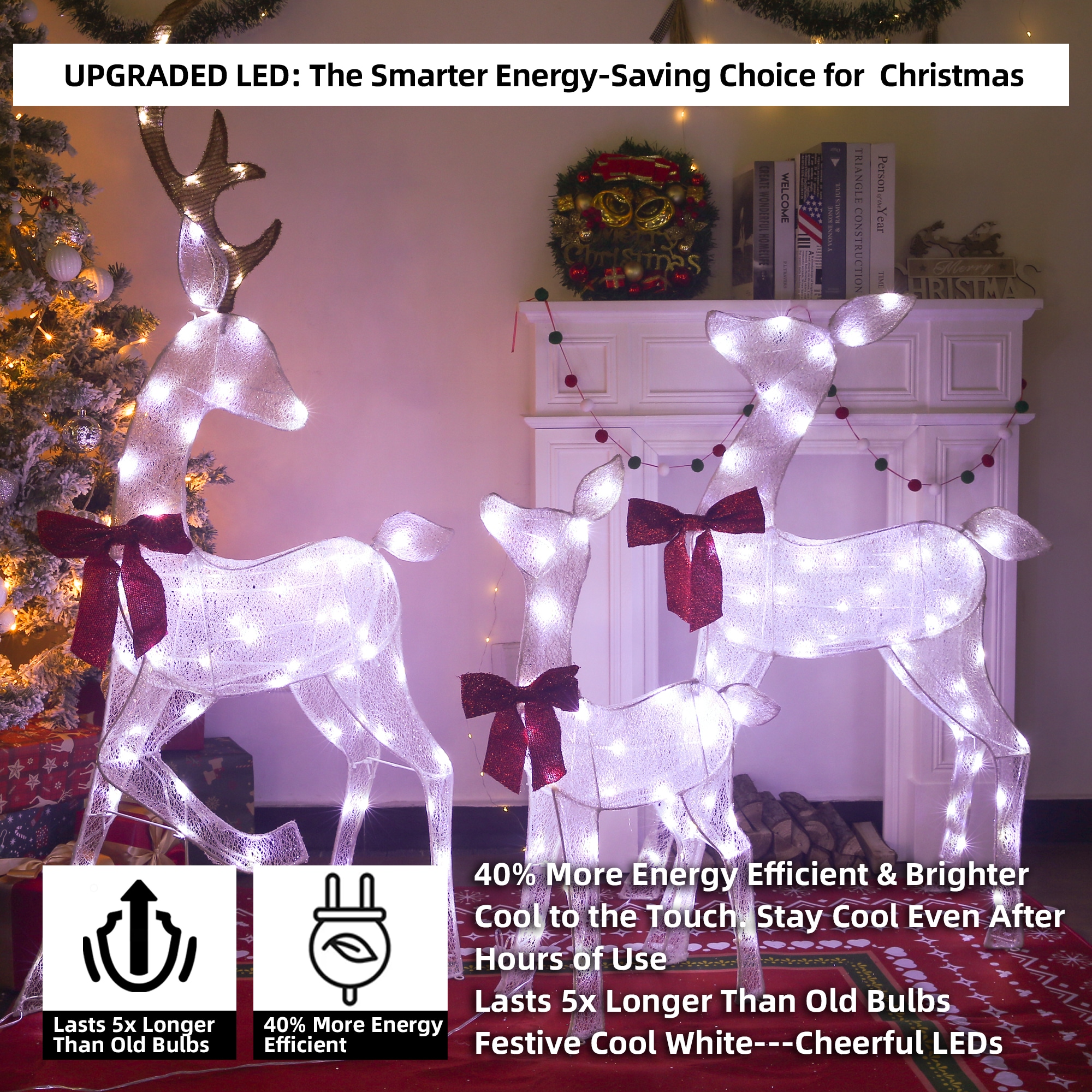 Starfree HOXSOD0103WHT Outdoor-Christmas-Decor - View #3