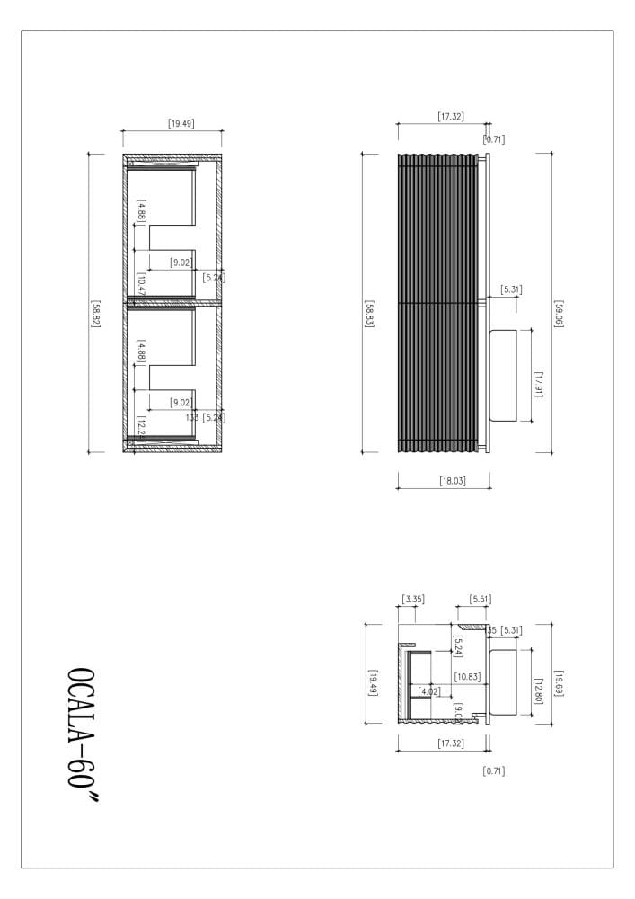 CARTISAN DESIGN VAOCAMA60WMLS Bath-Vanity-Combo - View #10