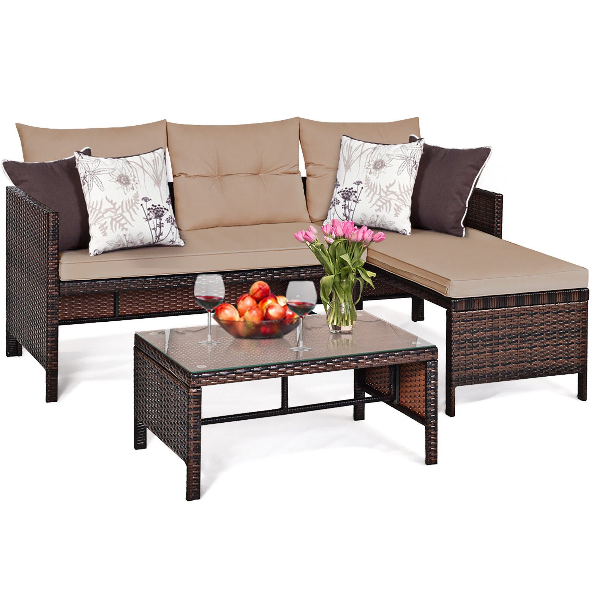 Costway HW63870 Patio-Conversation-Sets - View #2