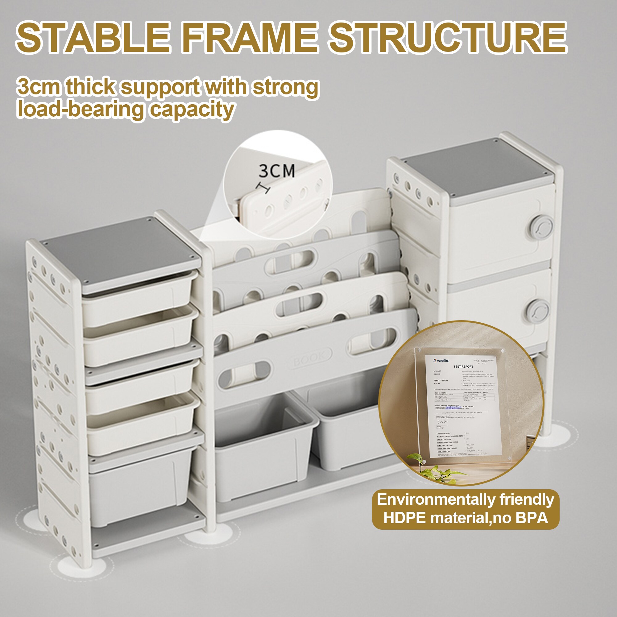 ToolCat LDSG-125-WS Kids-Bookcases - View #7